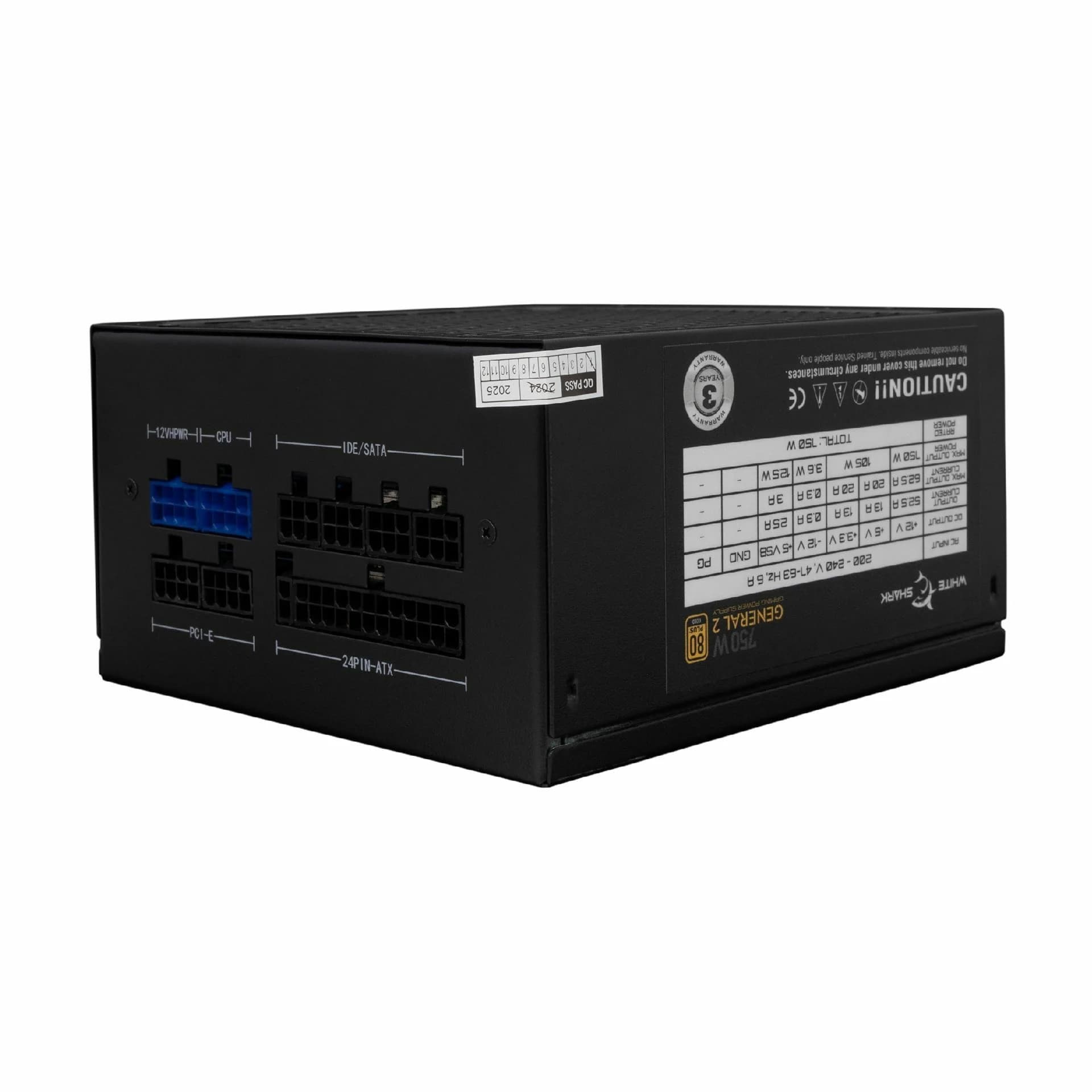 White Shark WHITE SHARK napajalnik ATX 750W modularni GOLD GPSU-750W GENERAL-2 Napajalniki