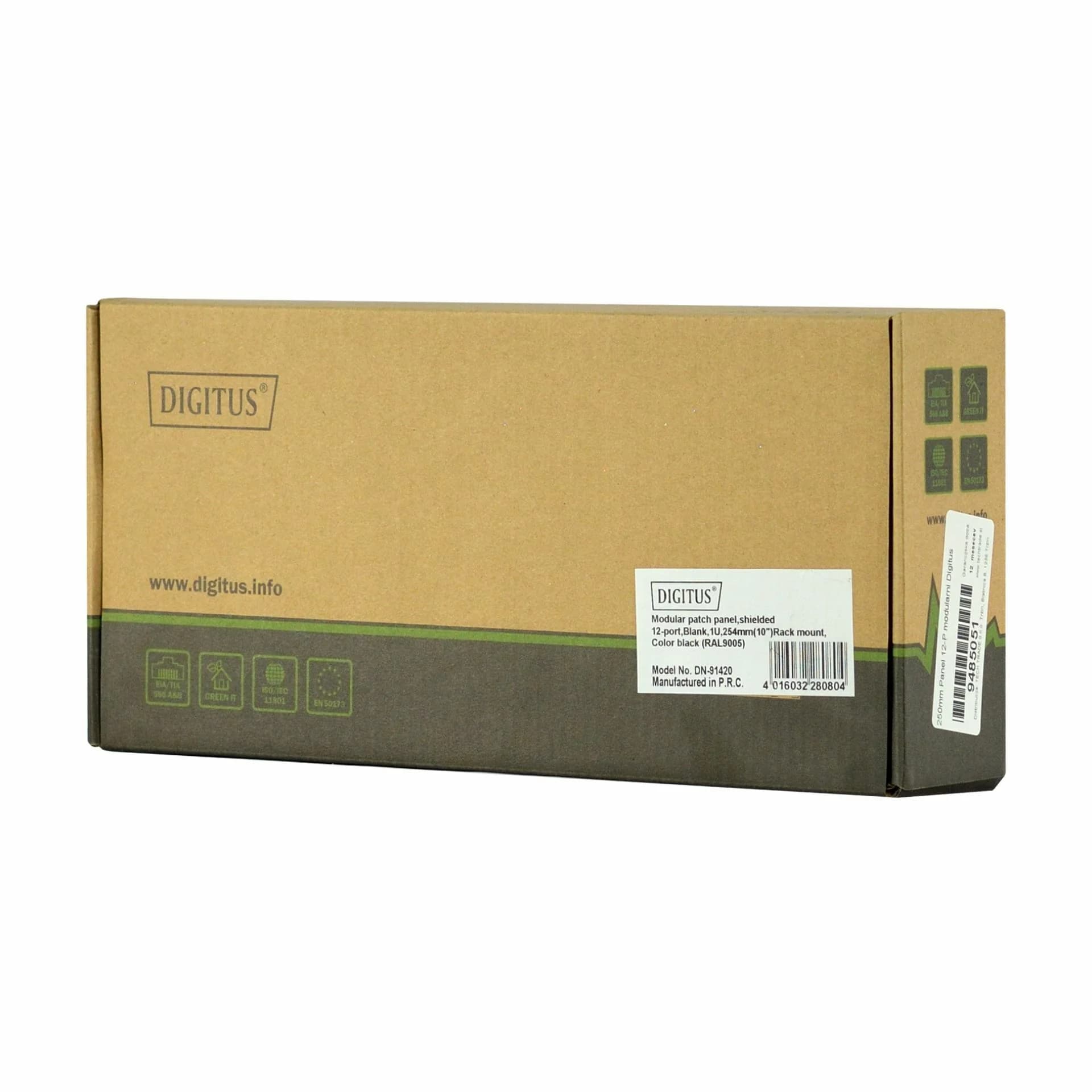 Digitus Digitus 250mm panel 12-port modularni DN-91420 Priključni (patch) paneli