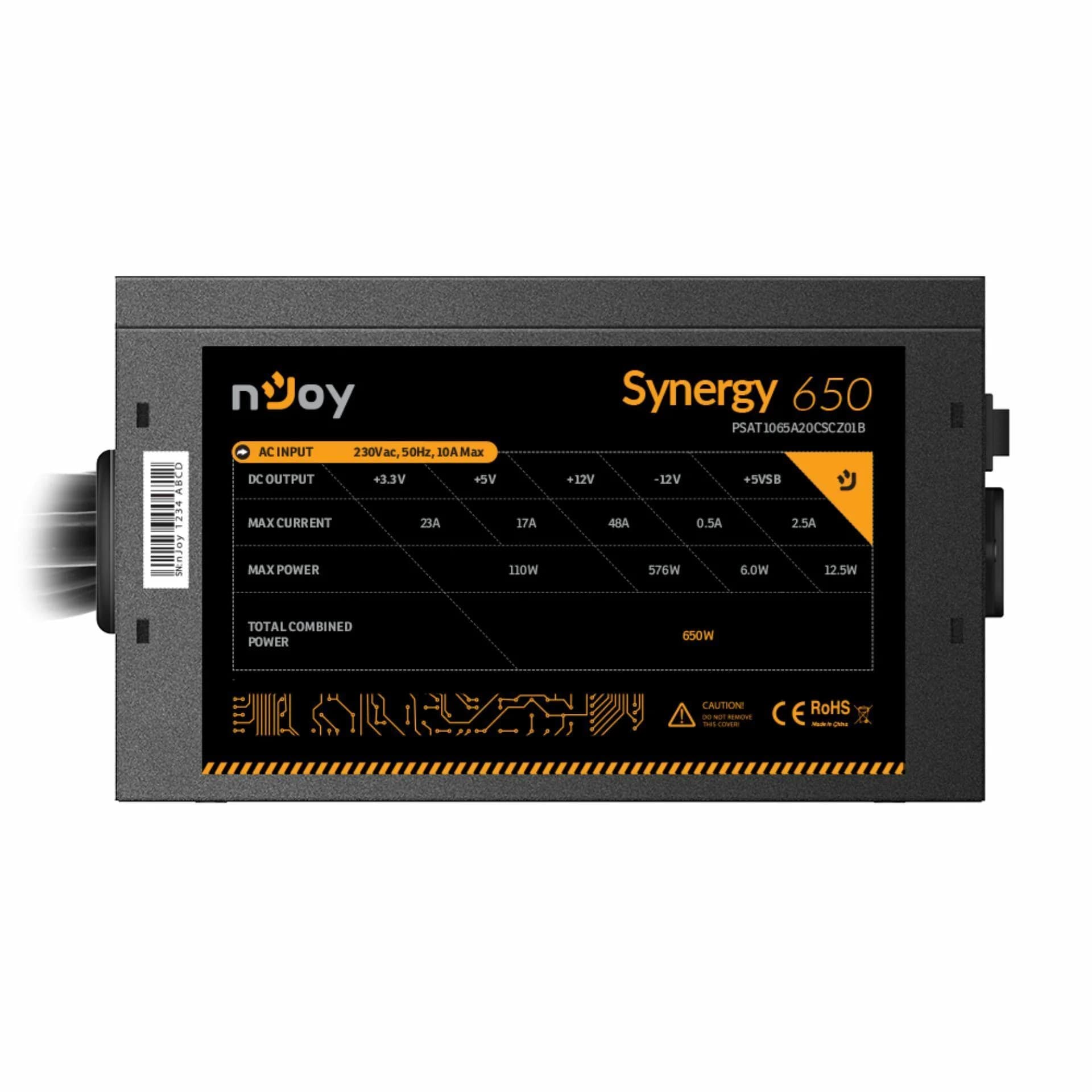 nJoy nJoy napajalnik ATX  650W PSU Synergy 650 Napajalniki