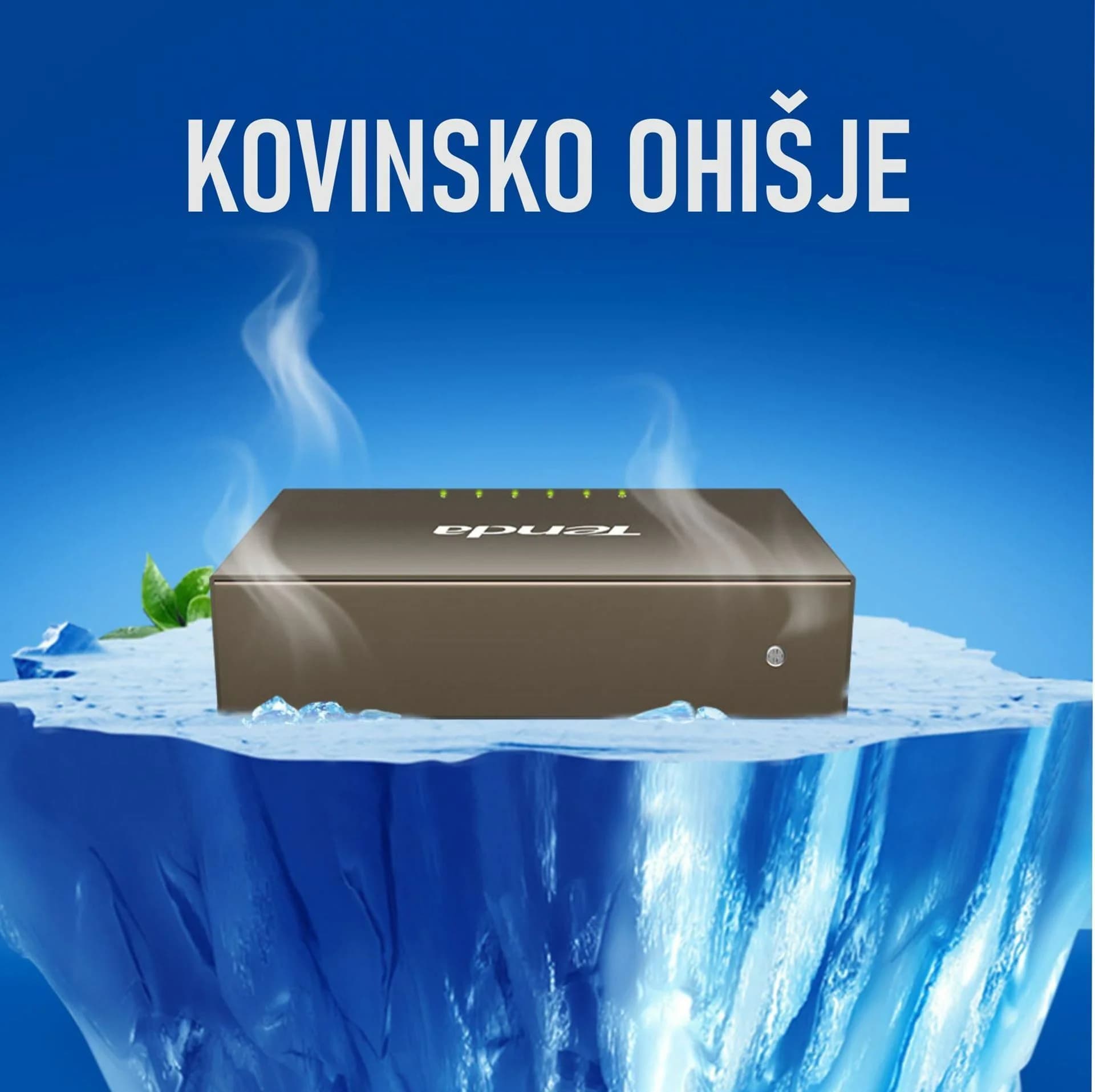 Tenda Tenda stikalo Giga  5-port kovinsko ohišje TEG1005D Mrežna stikala