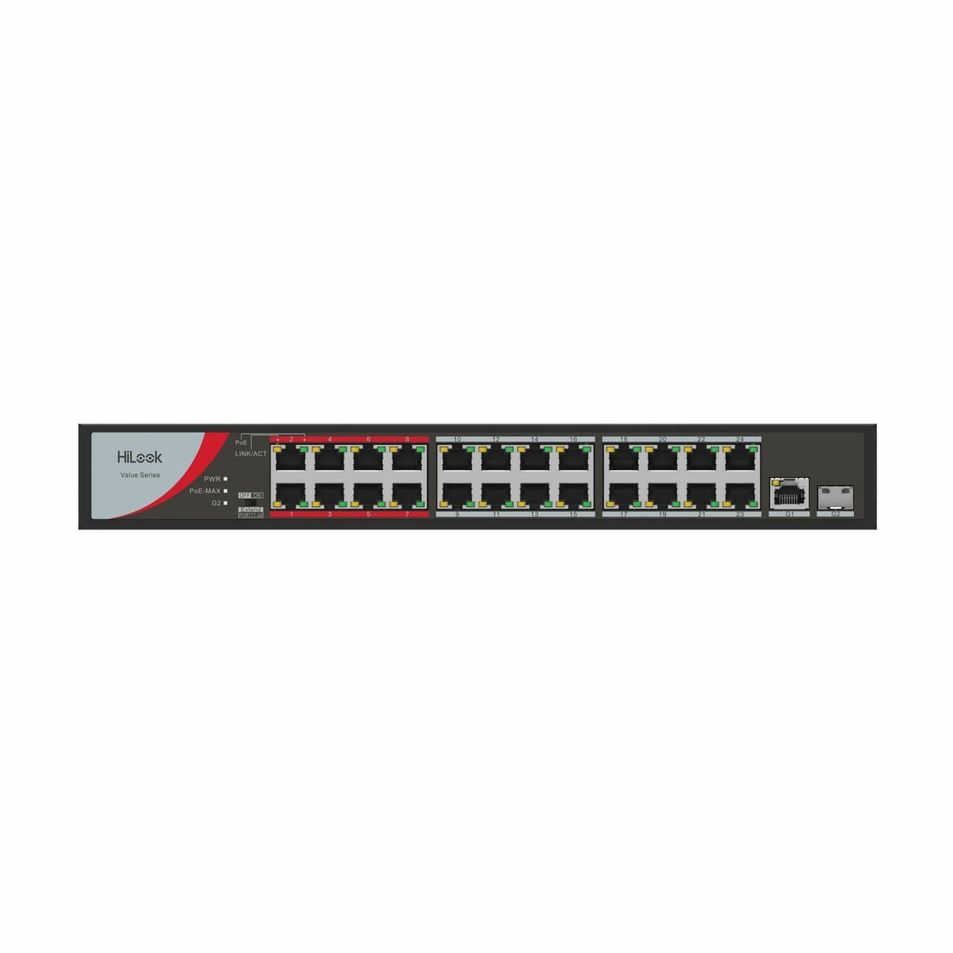 HiLook HiLook stikalo 100M 24-port PoE rack + SFP 1xGiga uplink NS-0326P-230(B) Mrežna stikala
