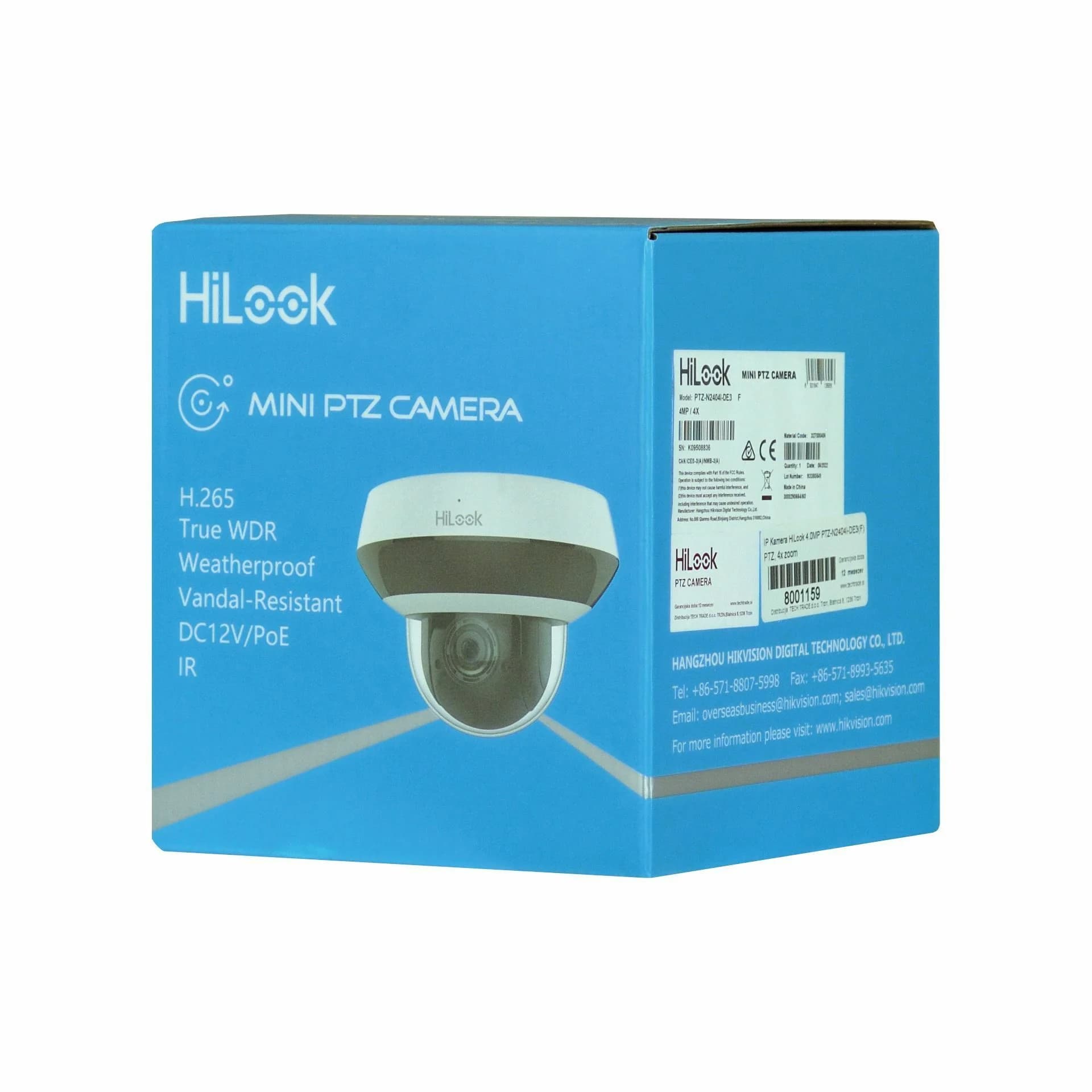 HiLook HiLook kamera 4.0MP PTZ-N2404I-DE3(F) PTZ, 4x zoom Kamere