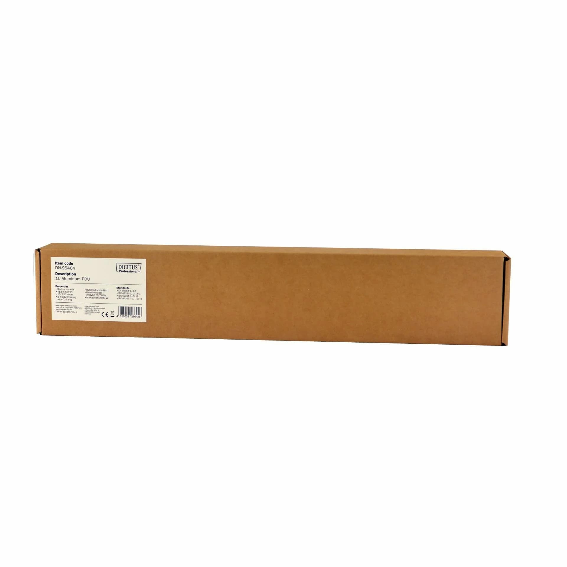 Digitus Digitus razdelilec rack 10xEuro C13 ALU UPS črno/siv prenapetostna zašč DN-95404 Razdelilci 220V