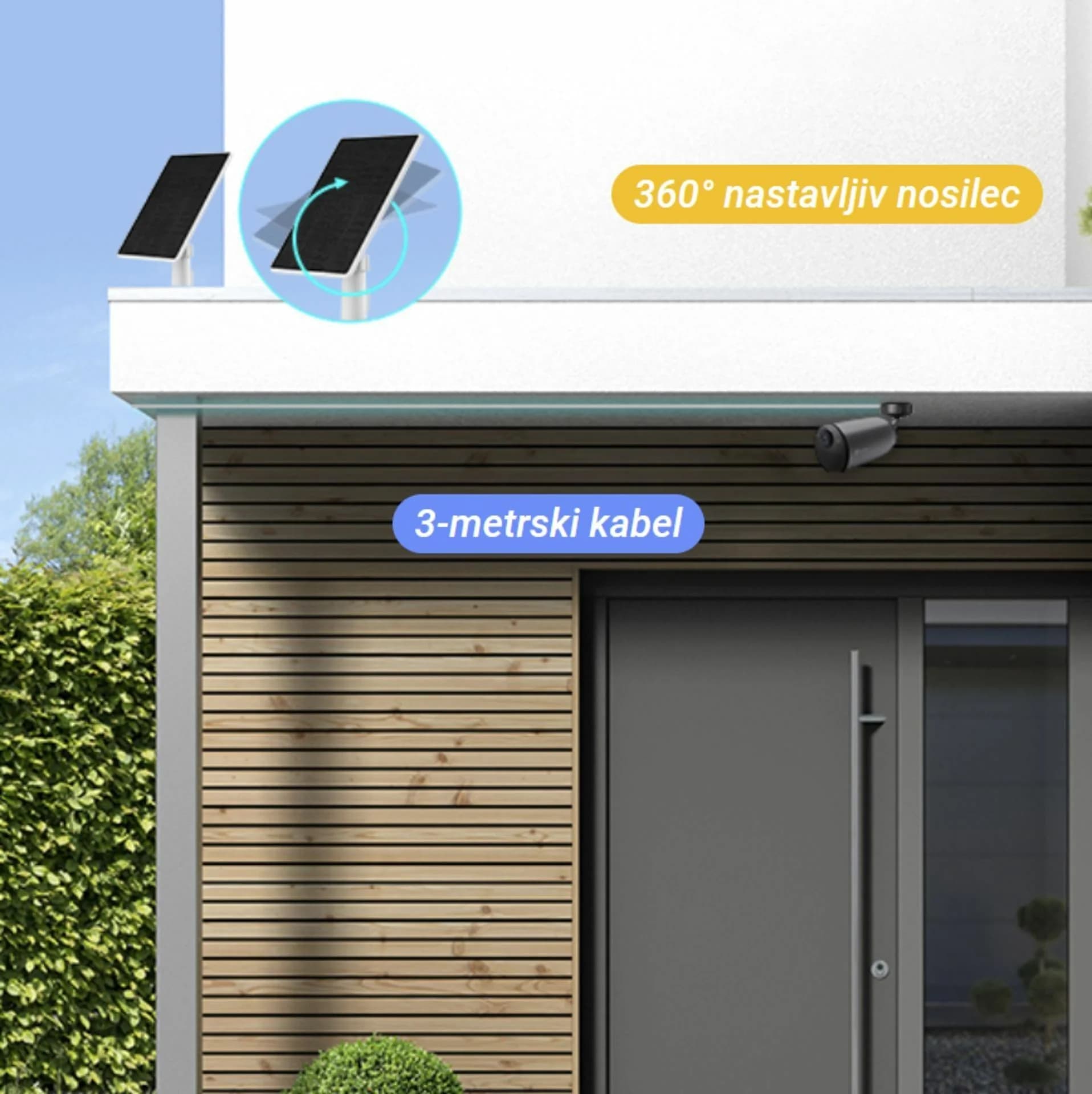 EZVIZ EZVIZ kamera 3.0MP brezžična LTE EB3 4G kit + solarni panel Kamere