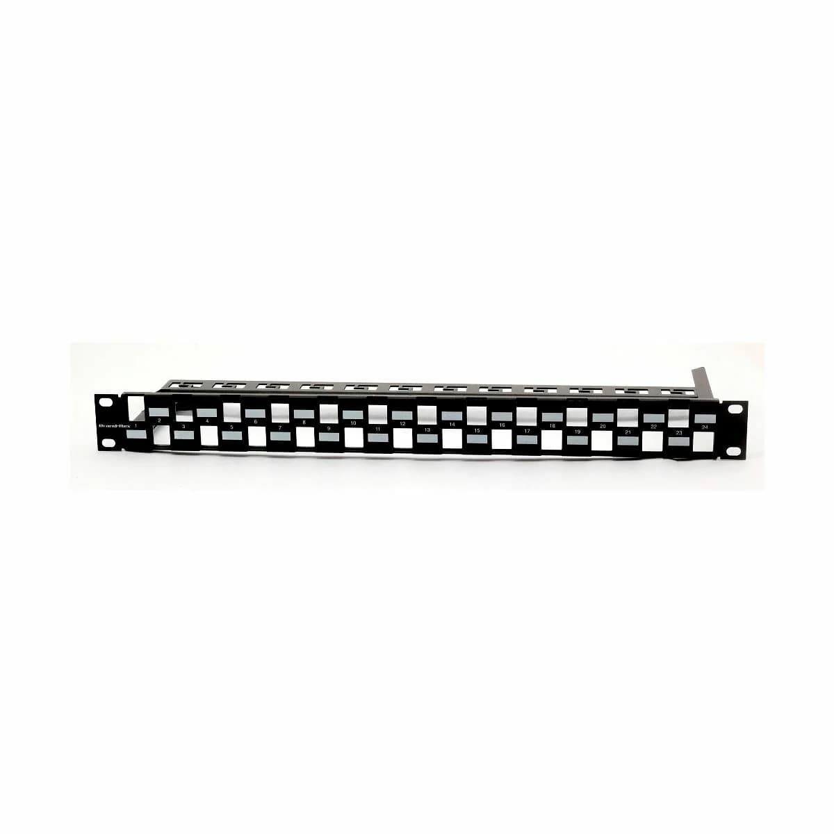 Leviton panel CAT.5e/6/6A 24-port modularen+nosilec kablov