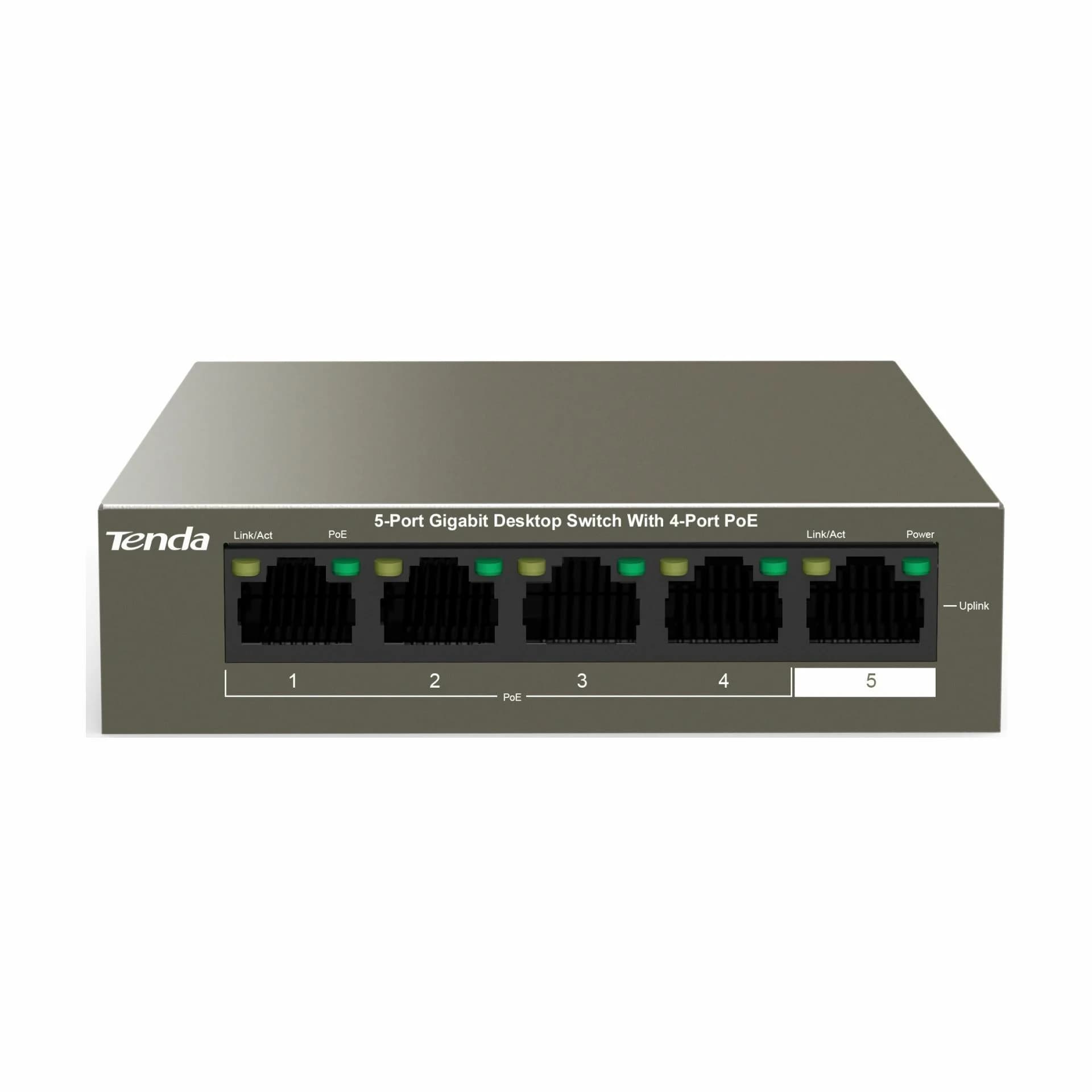 Tenda Tenda stikalo Giga  5-port 4x PoE mini kovinsko ohišje TEG1105P-4-63W Mrežna stikala
