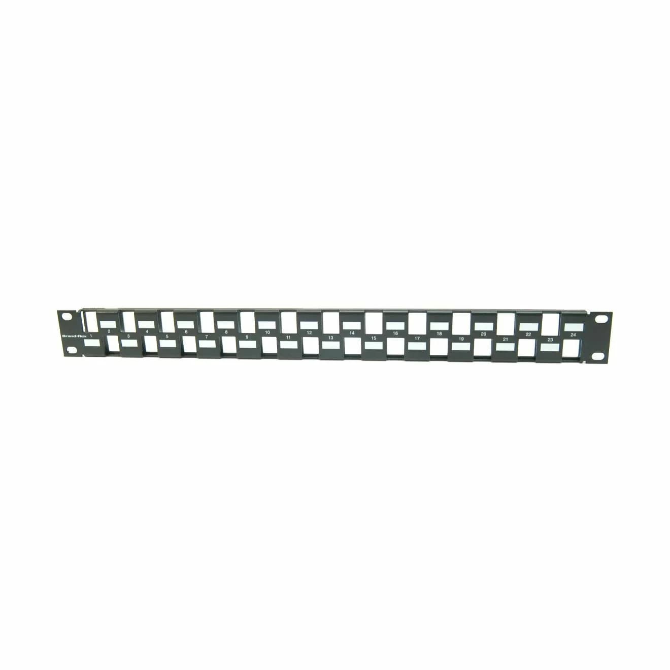 Leviton panel CAT.5e/6/6A 24-port modularen MMCPNLX24SIJ2