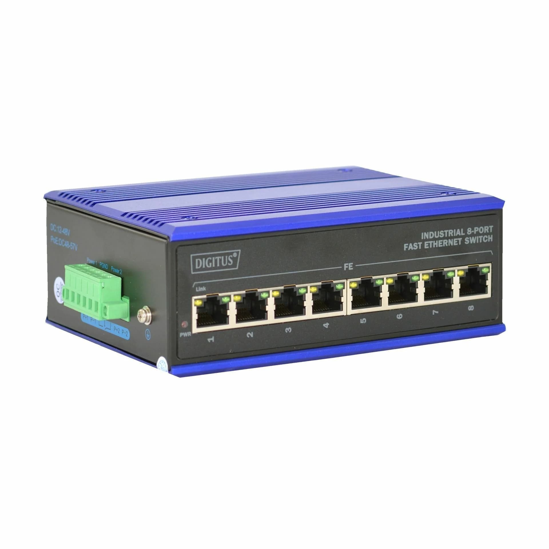 Digitus Digitus stikalo 100M  8-port Industrijsko DIN DN-650106 Mrežna stikala