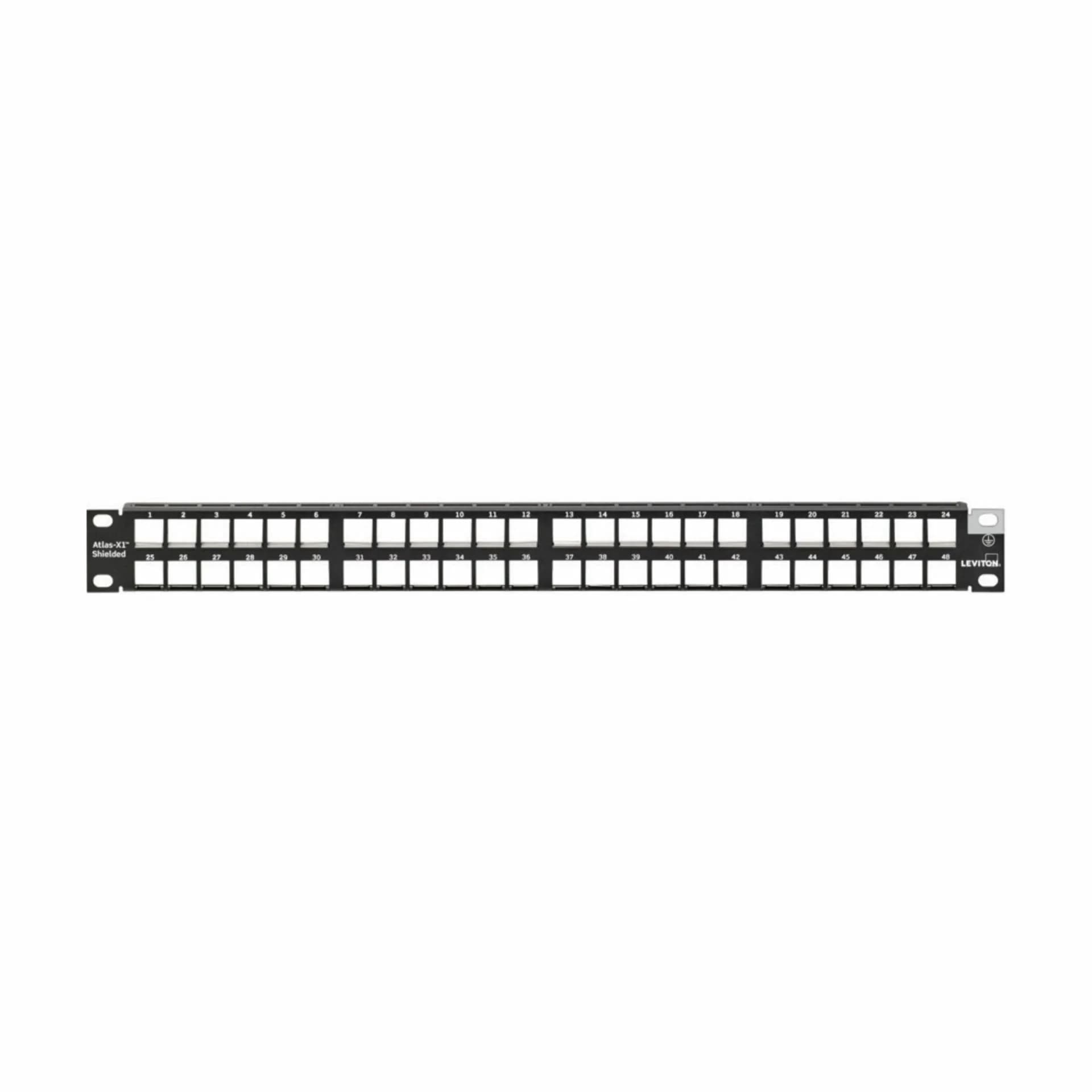 Leviton panel CAT.5e/6/6A 48-port modularen Quickport Atlas-X1 4S255-D48