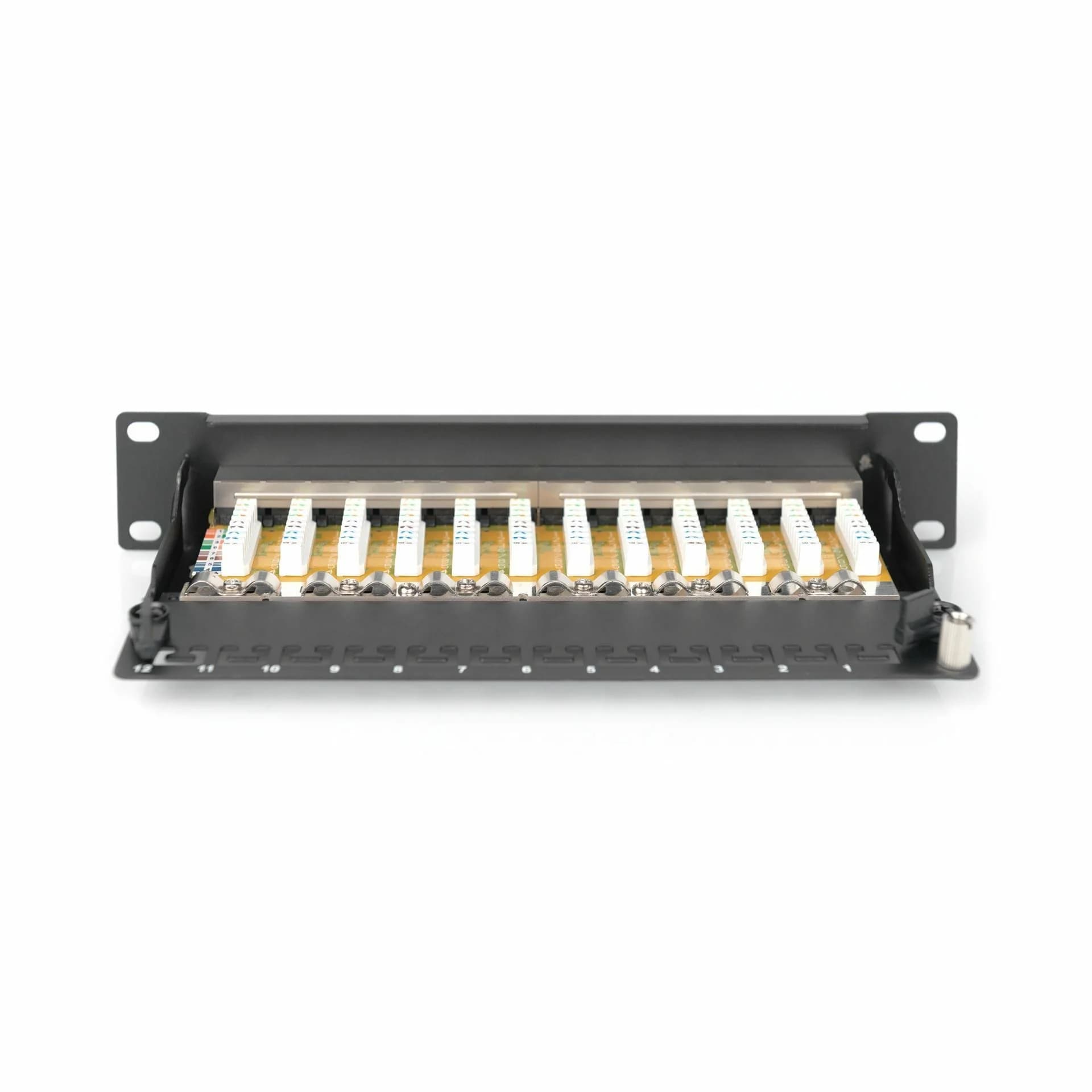 Digitus Digitus 250mm panel 12-port CAT.6 1U FTP DN-91612S Priključni (patch) paneli