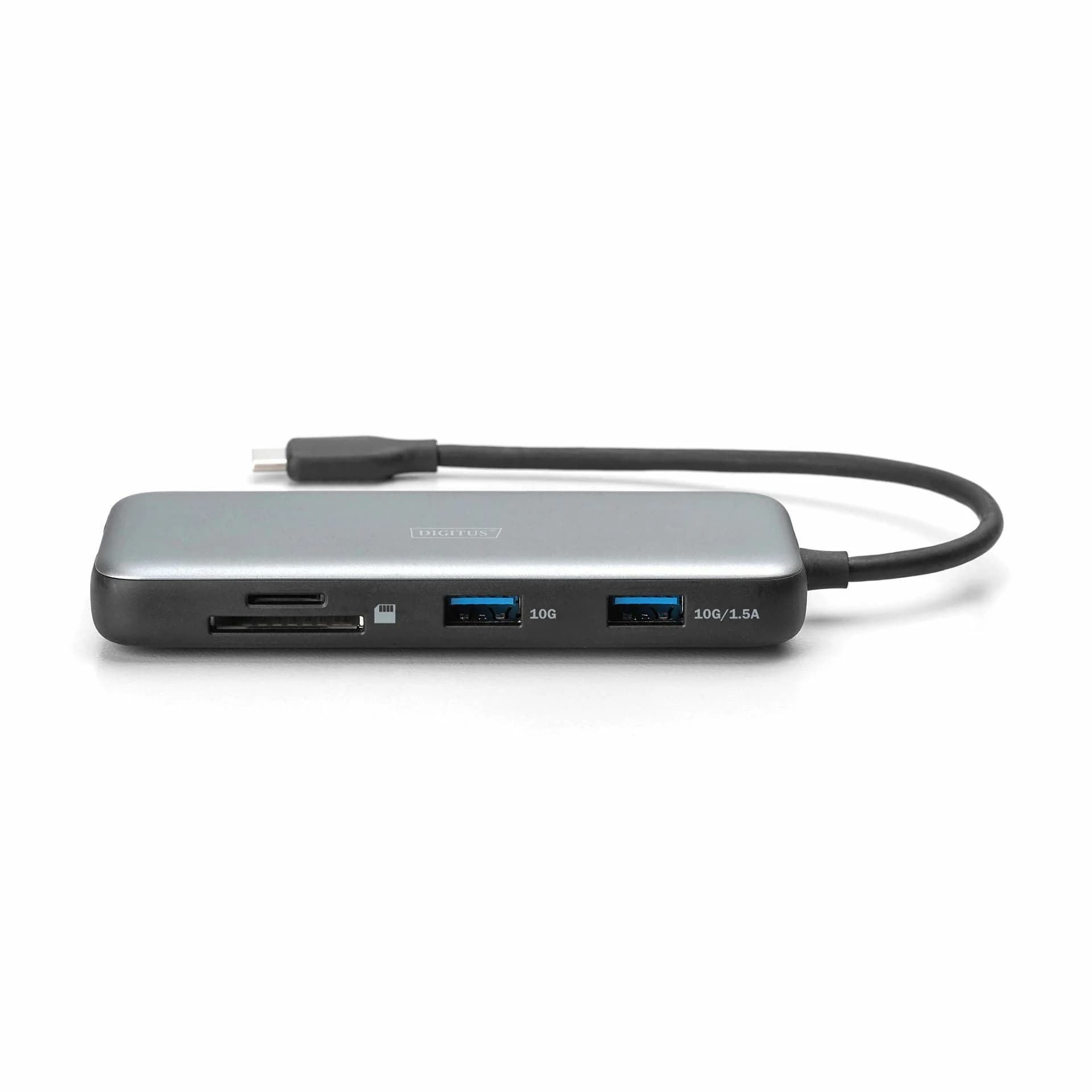 Digitus Digitus priklopna postaja USB 3.2 TipC 7v1 4K črna DA-70914 Priklopne postaje