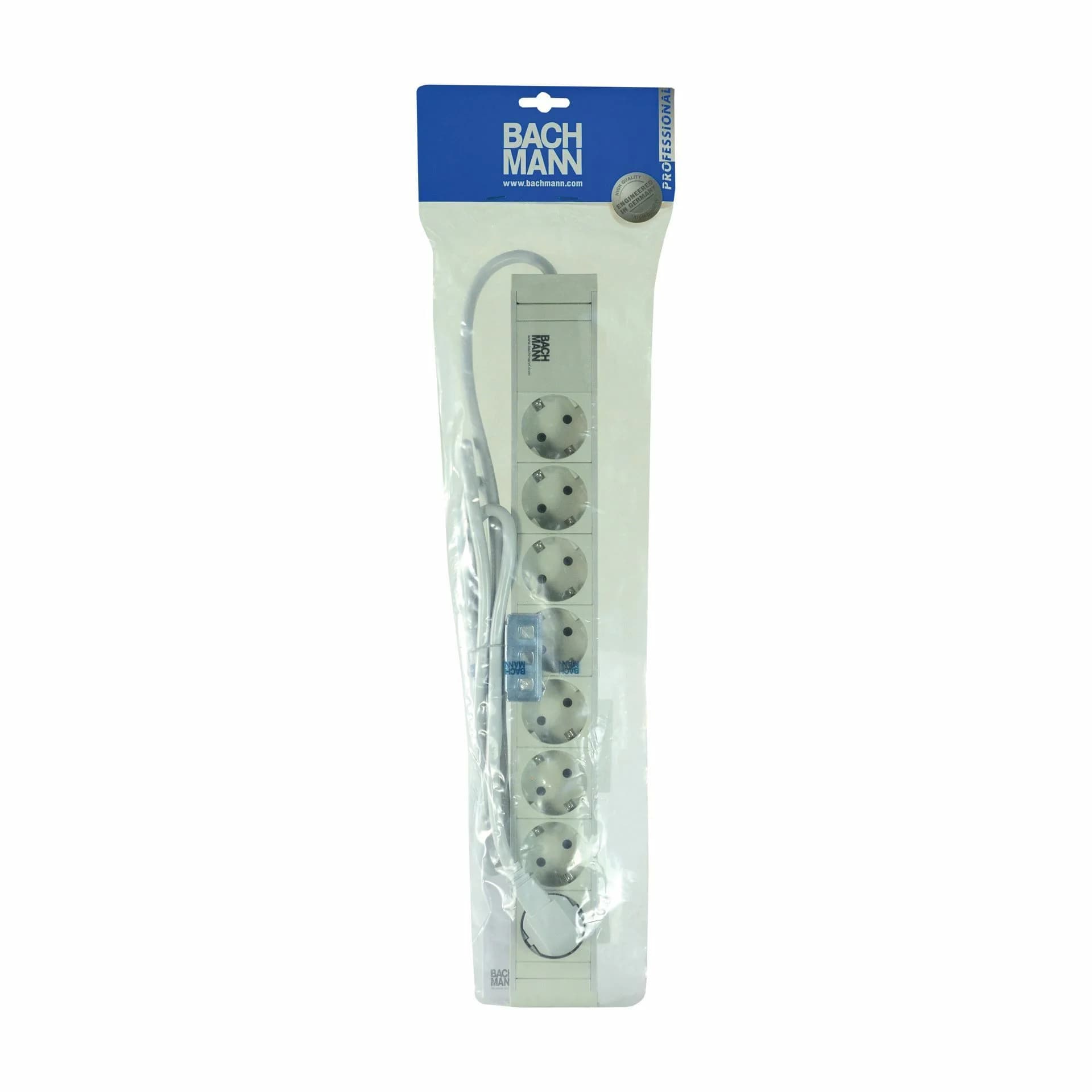 Bachmann Bachmann razdelilec rack 8x250V PVC 2m siv 333.601 Razdelilci 220V