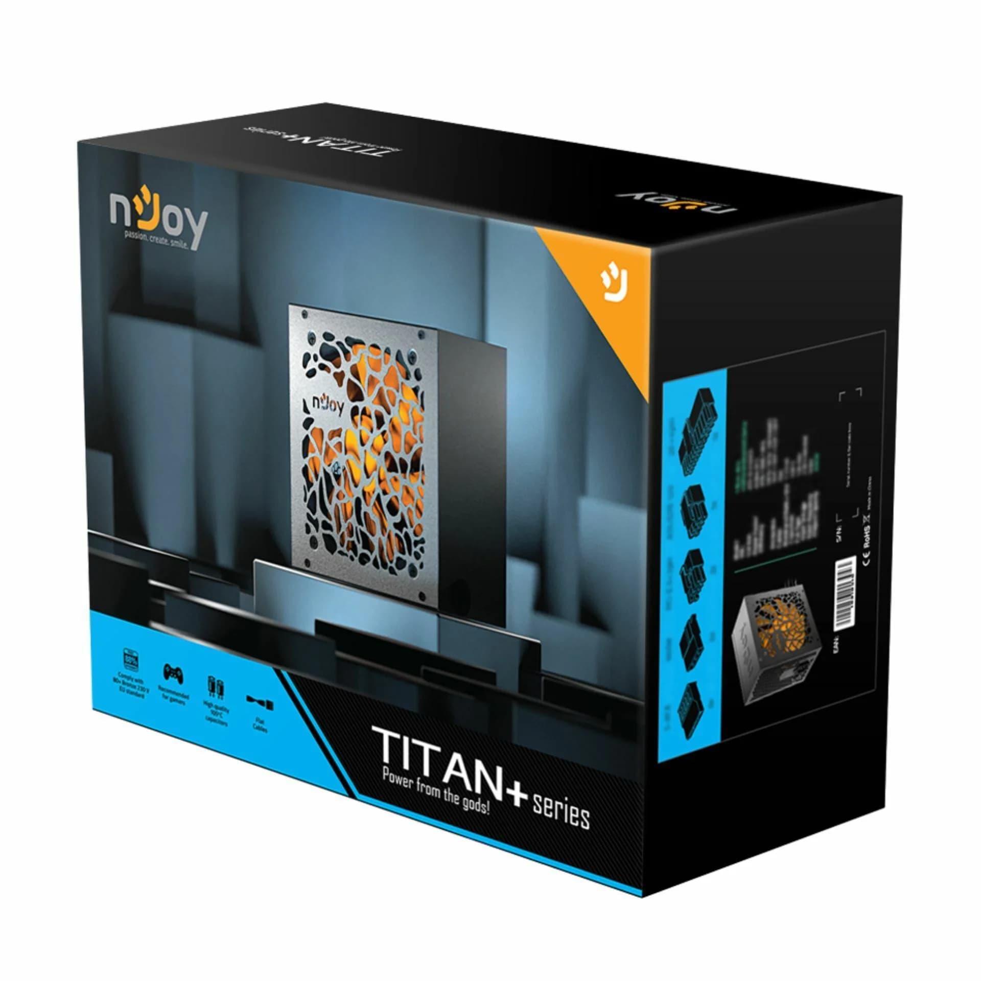 nJoy nJoy napajalnik ATX  650W PSU Titan+ 650 Napajalniki