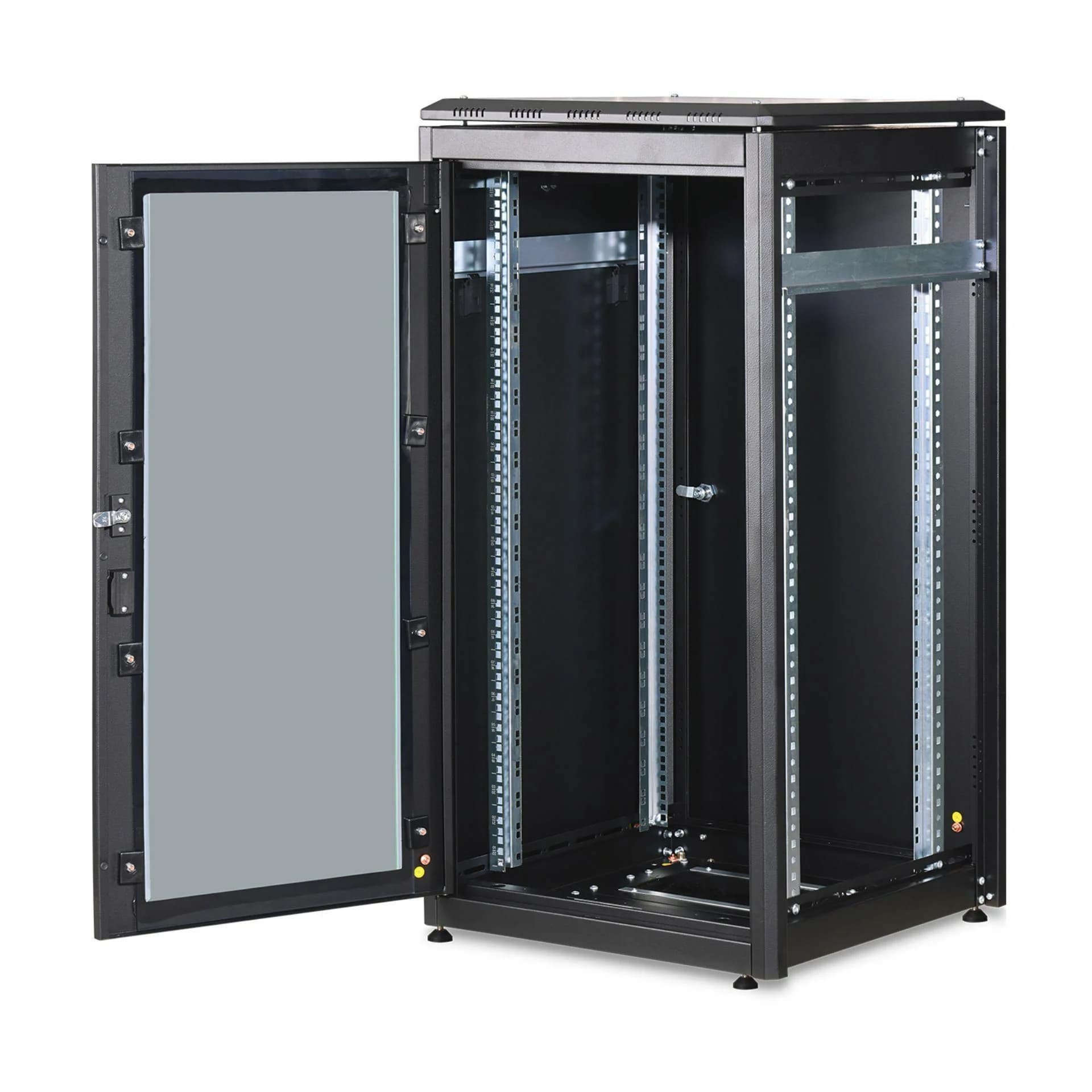 Digitus Digitus kabinet 22U 1155 600x600 črn sestavljen DN-19 22U-6/6-B-1 Samostoječi