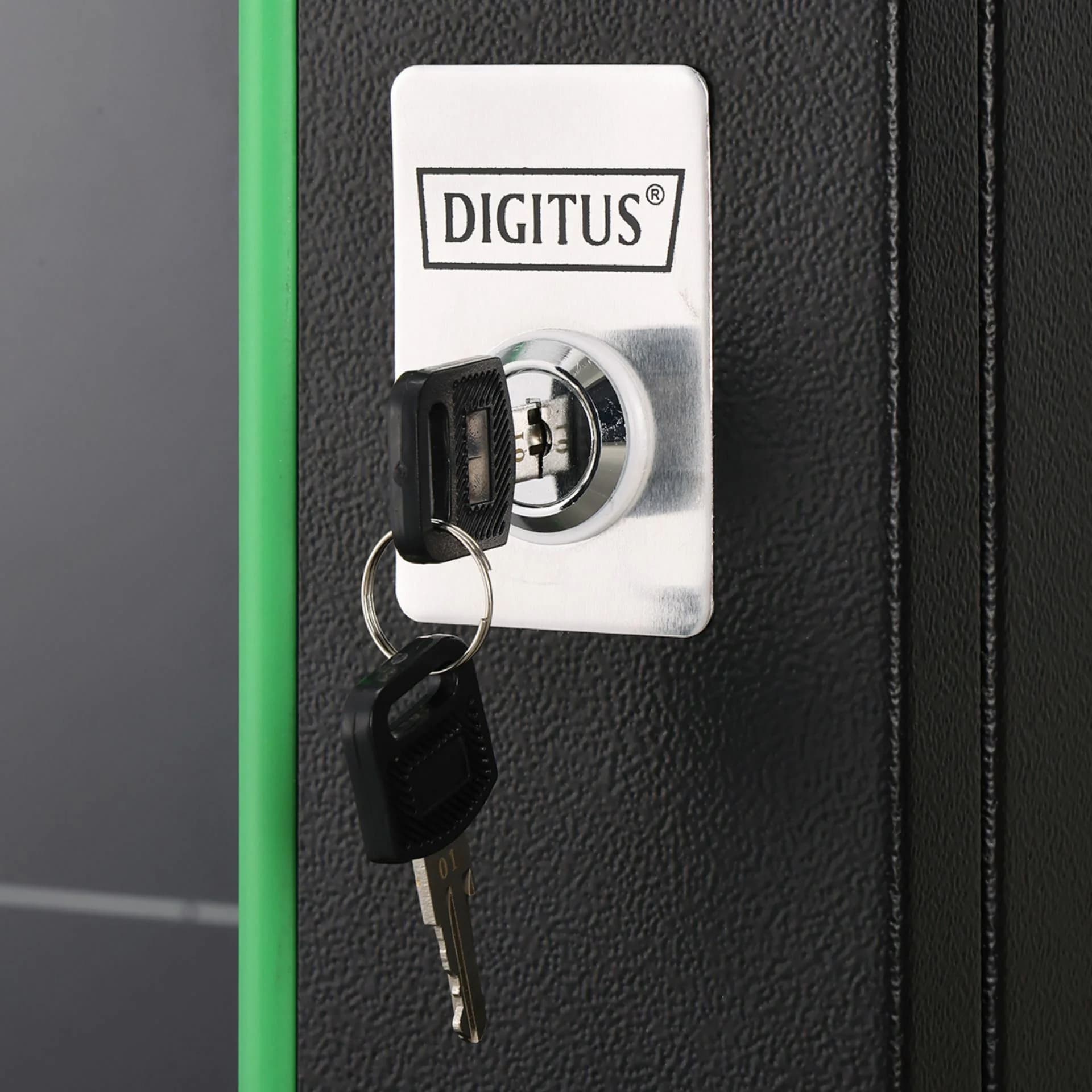 Digitus Digitus zidni kabinet 12U 638 600x450 črn sestavljen DN-19 12-U-EC-SW Zidni