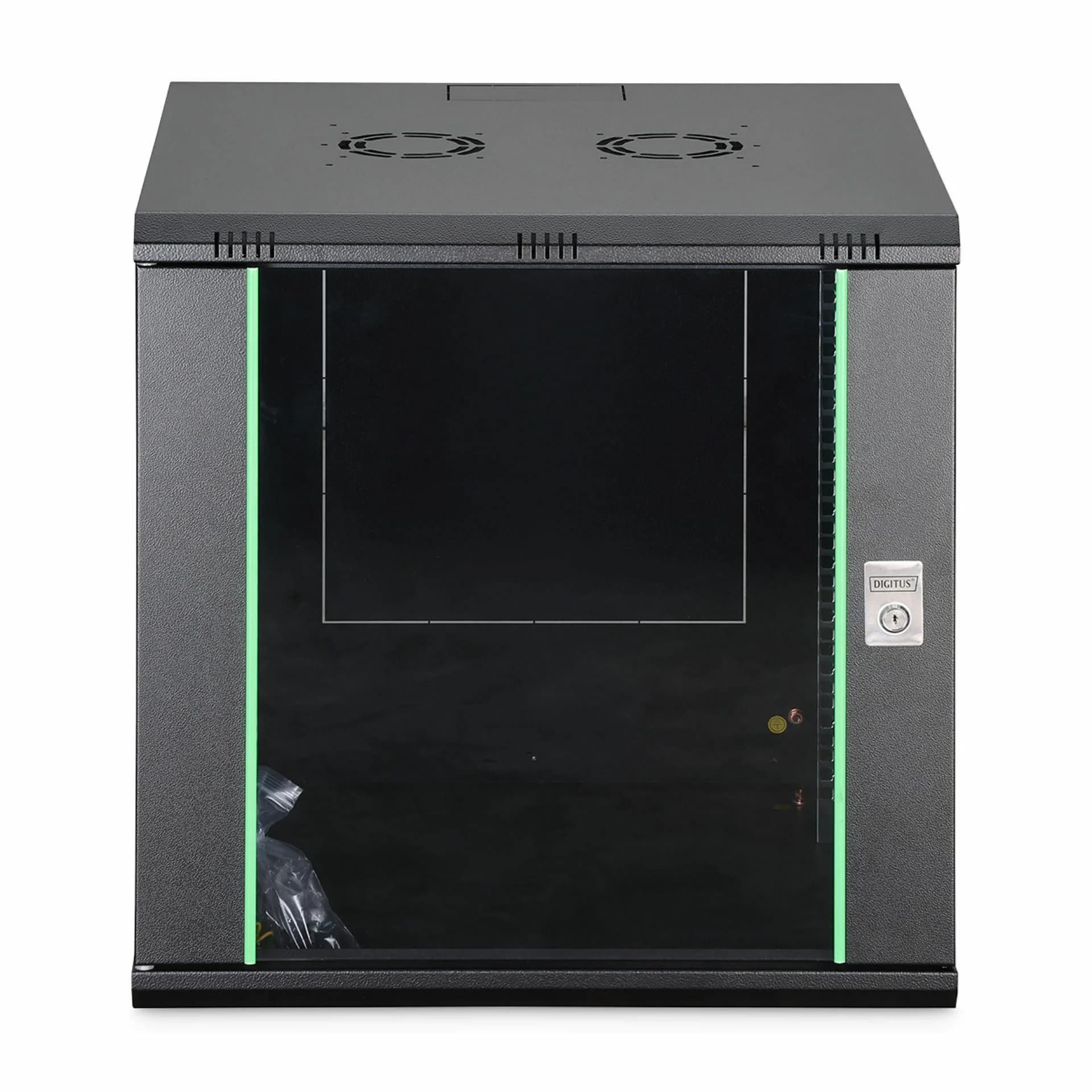 Digitus Digitus zidni kabinet 12U 638 600x600 črn sestavljen DN-19 12U-6/6-EC-SW Zidni