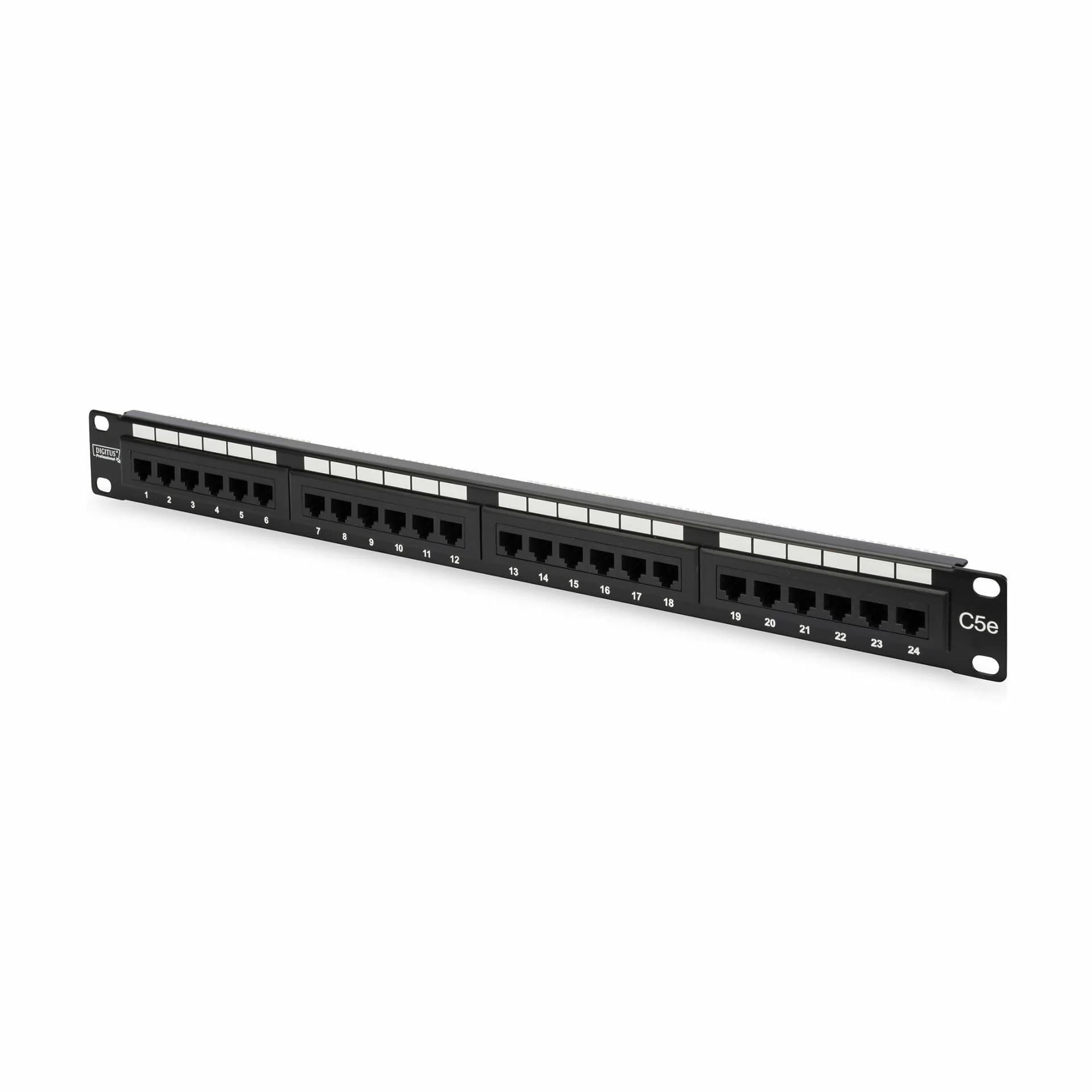 Digitus panel CAT.5e UTP 24-port 568B lsa+ DN-91524U