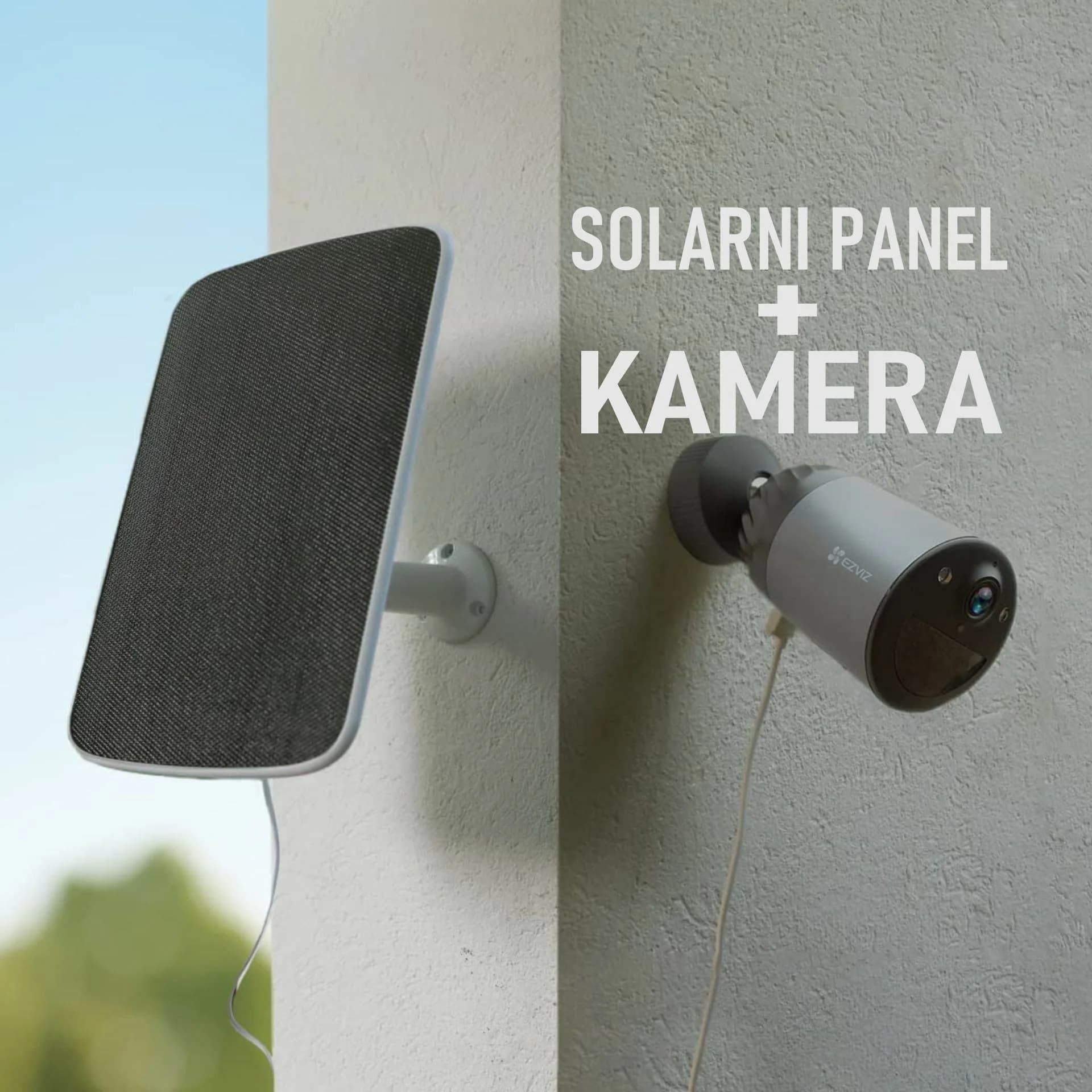 EZVIZ EZVIZ kamera 8.0MP brezžična BC1C + solarni panel  CS-BC1C/SP (4K) Kamere