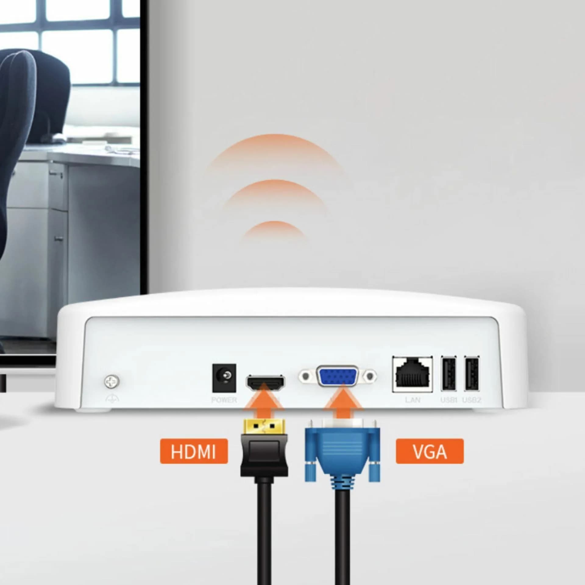 Tenda Tenda video snemalnik 8-kanalni NVR IP N3L-8HV2.0 Snemalniki