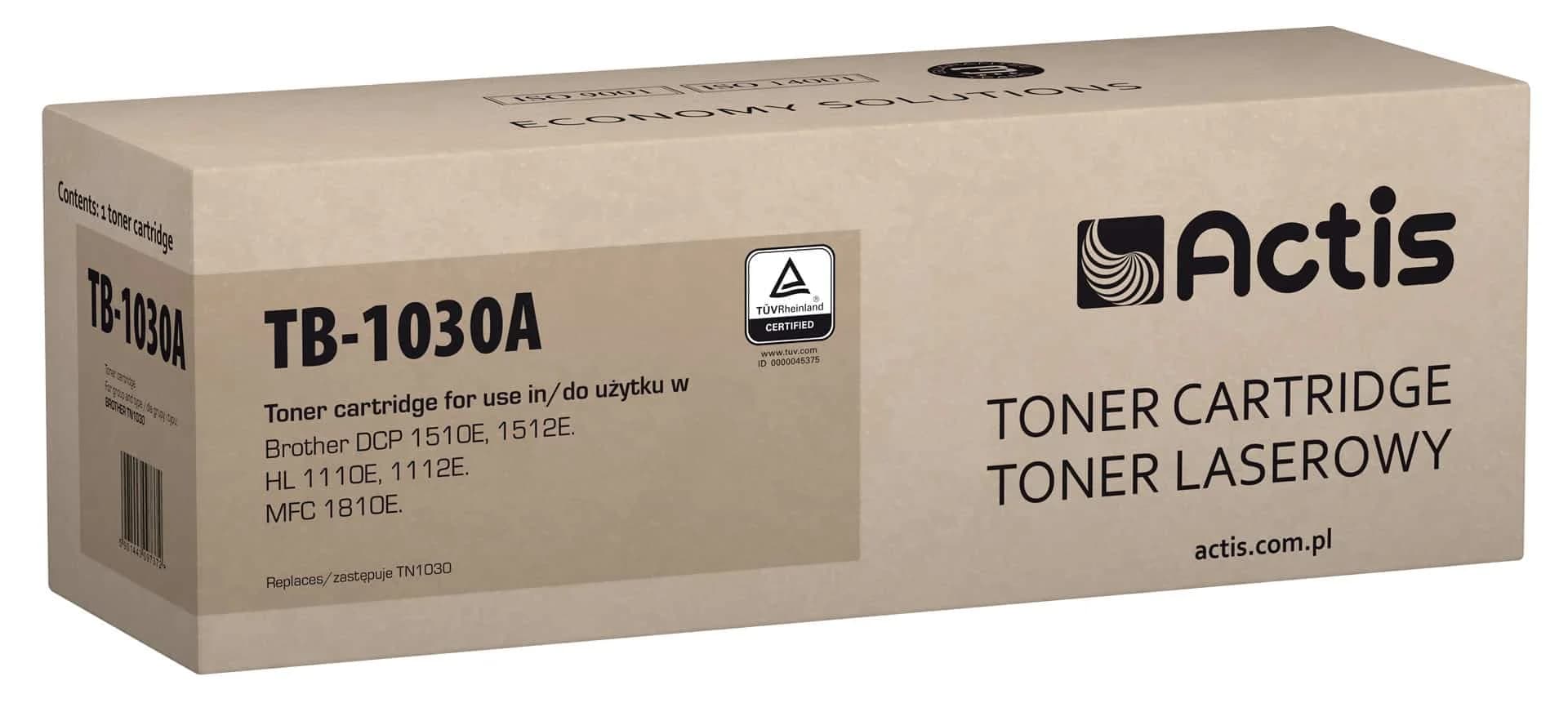 Actis TB-1030A toner – zamenjava za Brother TN-1030, črn, 1000 strani