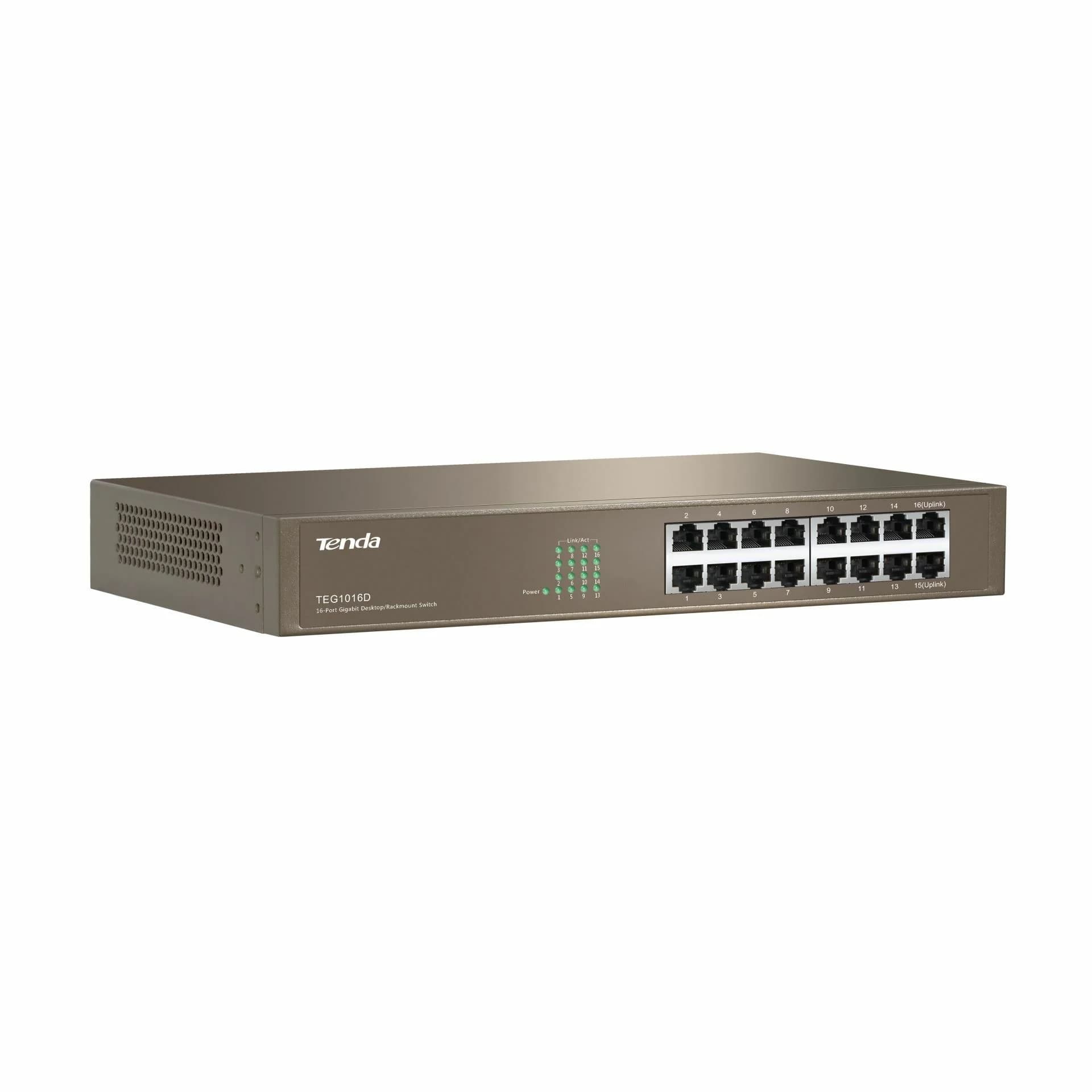Tenda Tenda stikalo Giga 16-port rack/namizni TEG1016D Mrežna stikala