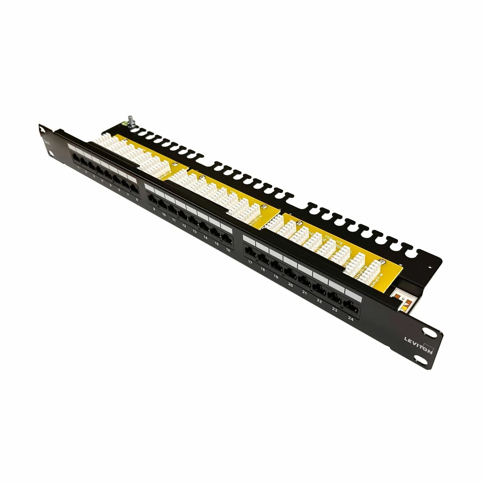 Leviton panel CAT.6+ UTP 24-port flat 69586-024