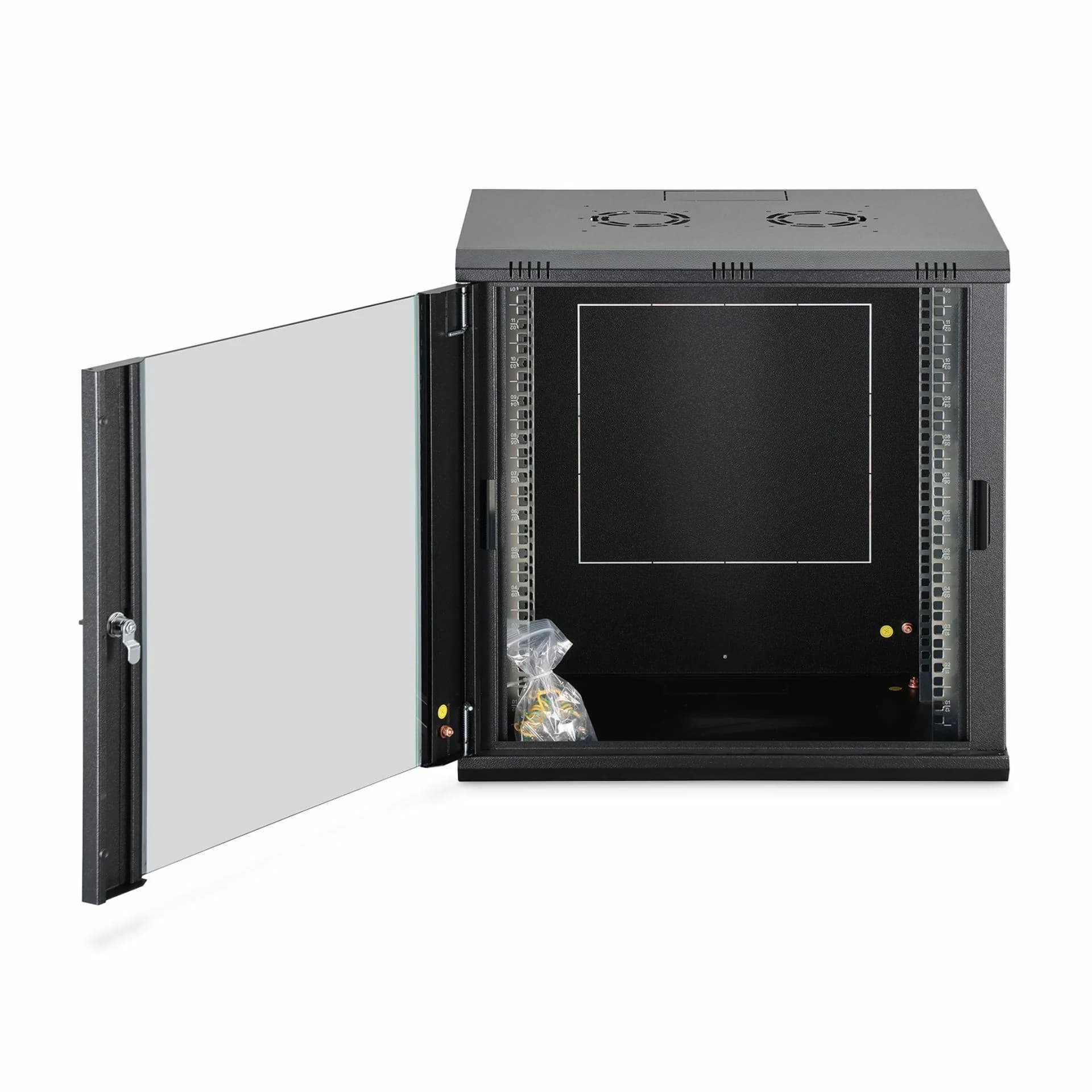 Digitus Digitus zidni kabinet 12U 638 600x450 črn sestavljen DN-19 12-U-EC-SW Zidni