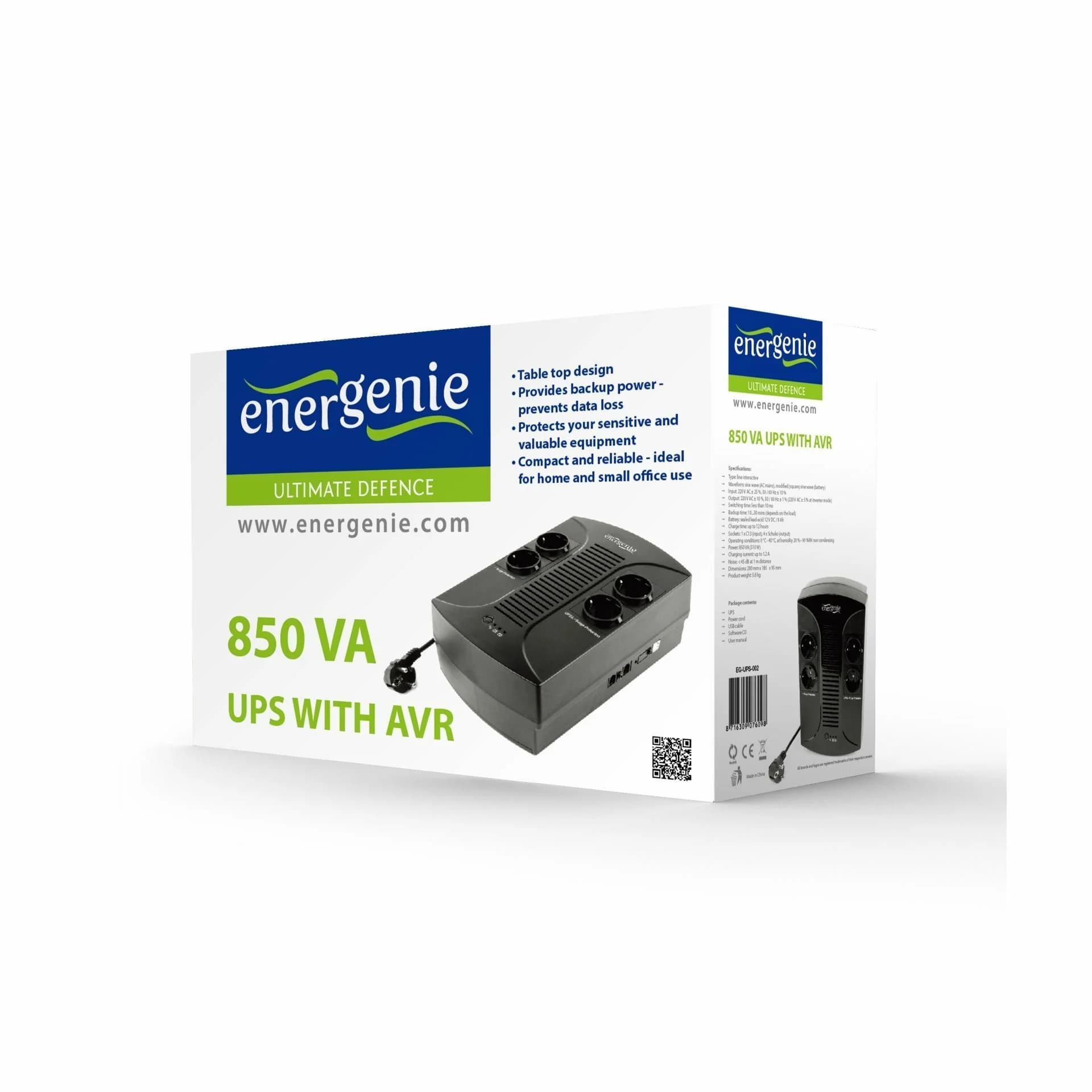 Energenie Energenie UPS  850VA namizni EG-UPS-002 Brezprekinitveno napajanje (UPS)