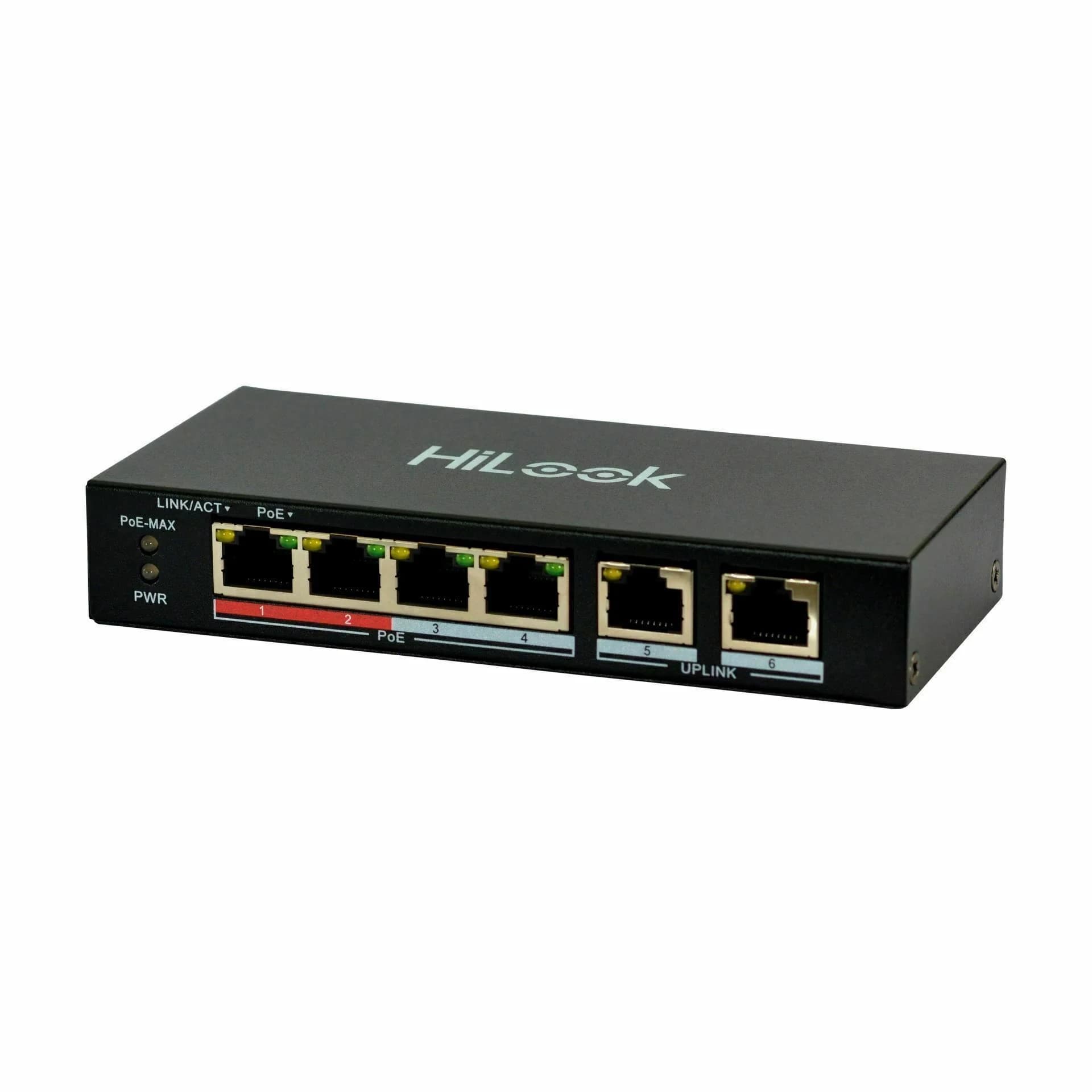 HiLook HiLook stikalo 100M  6-port 4x PoE mini kovinsko ohišje NS-0106P-35 Mrežna stikala