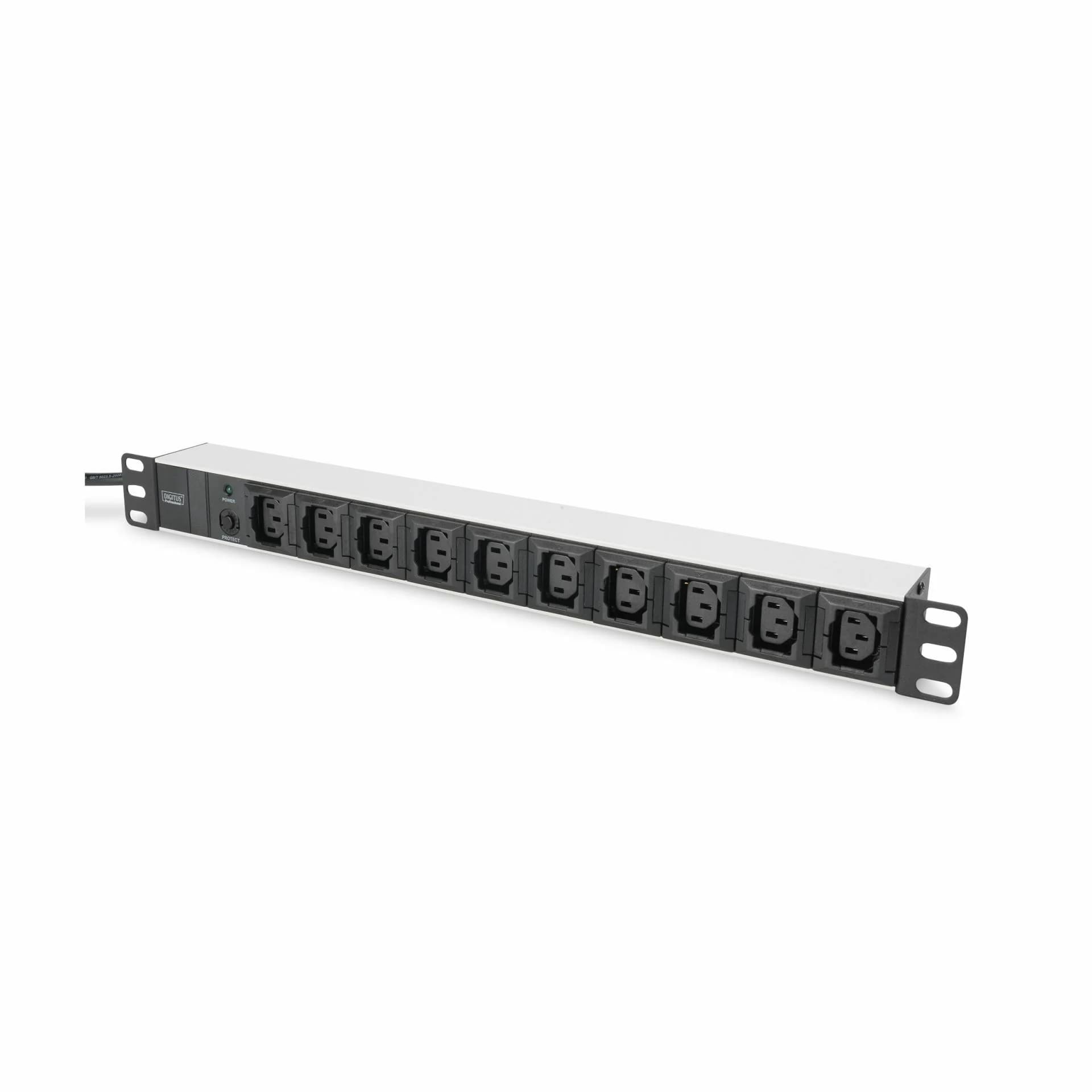 Digitus Digitus razdelilec rack 10xEuro C13 ALU UPS črno/siv prenapetostna zašč DN-95404 Razdelilci 220V
