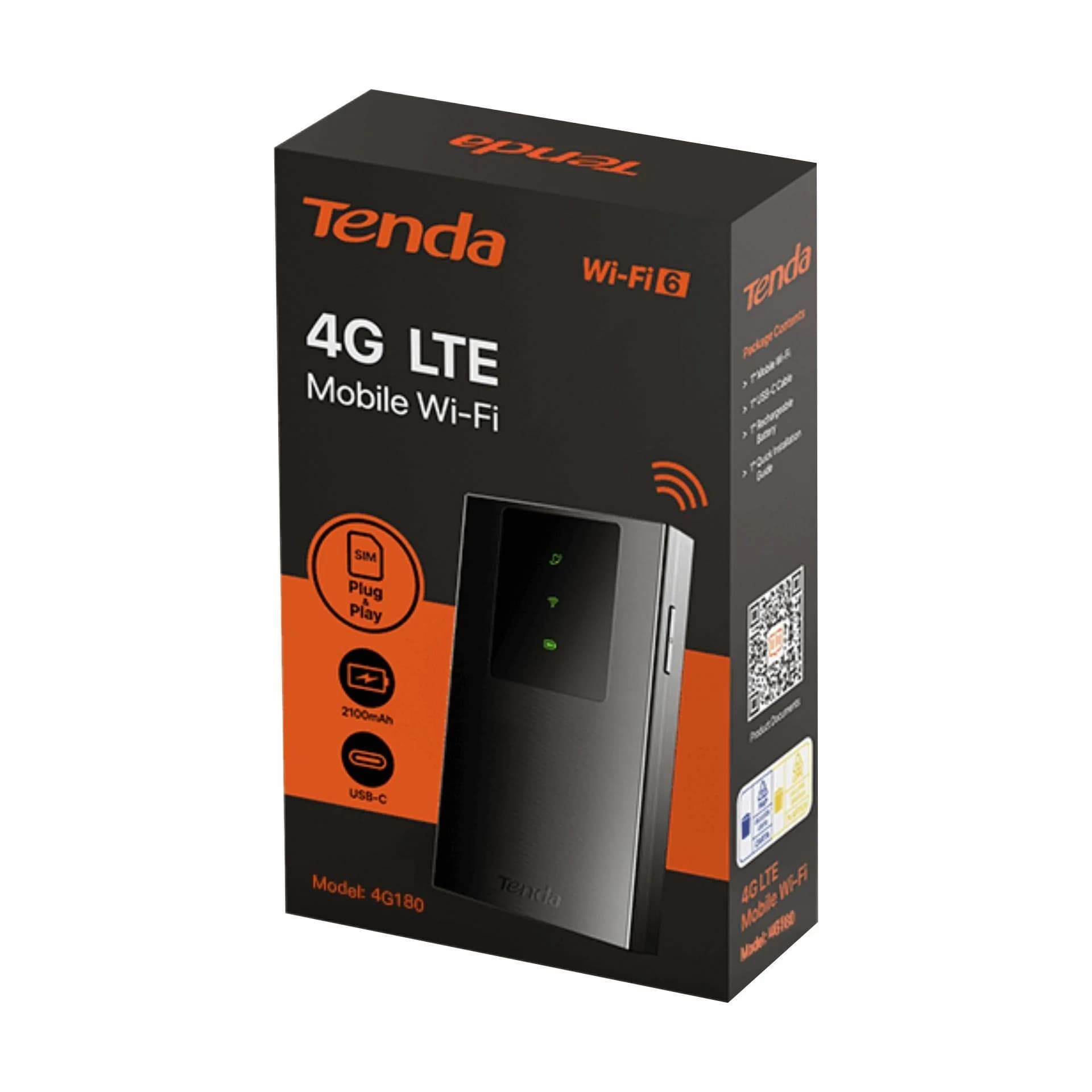 Tenda Tenda usmerjevalnik WiFi 4G LTE 300Mb prenosni 4G180 V4.0 Usmerjevalniki