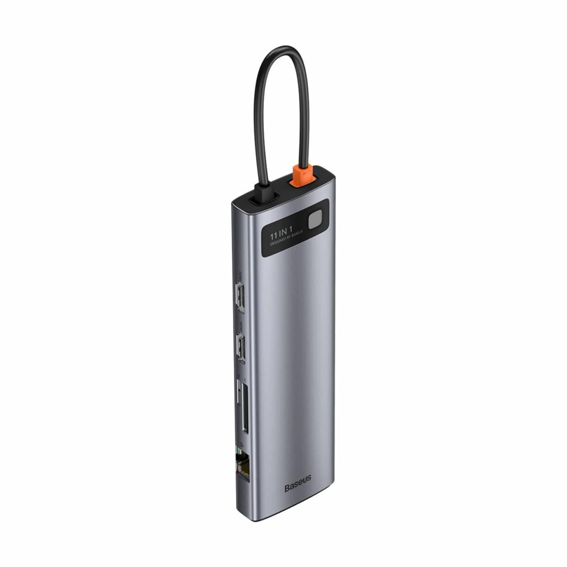 Baseus Baseus priklopna postaja USB 3.0 TipC 11v1 siva CAHUB-CT0G Priklopne postaje