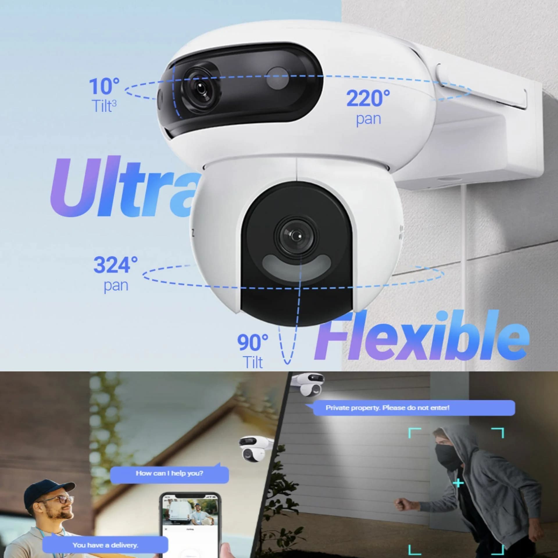 EZVIZ EZVIZ kamera 4.0MP brezžična PT Dual H90 zunanja Kamere