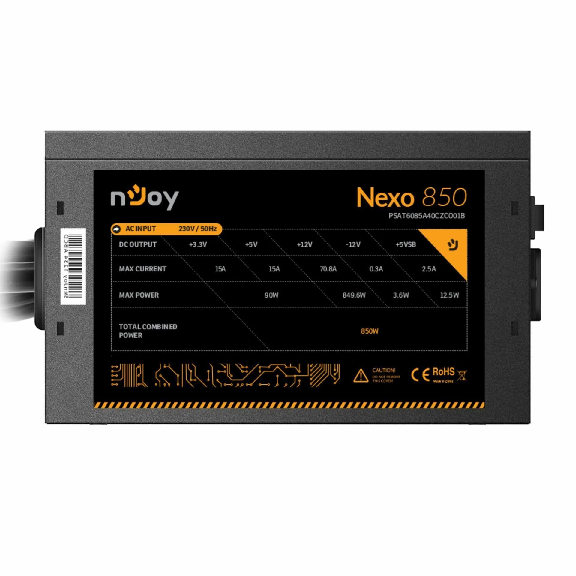 nJoy nJoy napajalnik ATX  850W PSU GOLD Nexo 850 Napajalniki