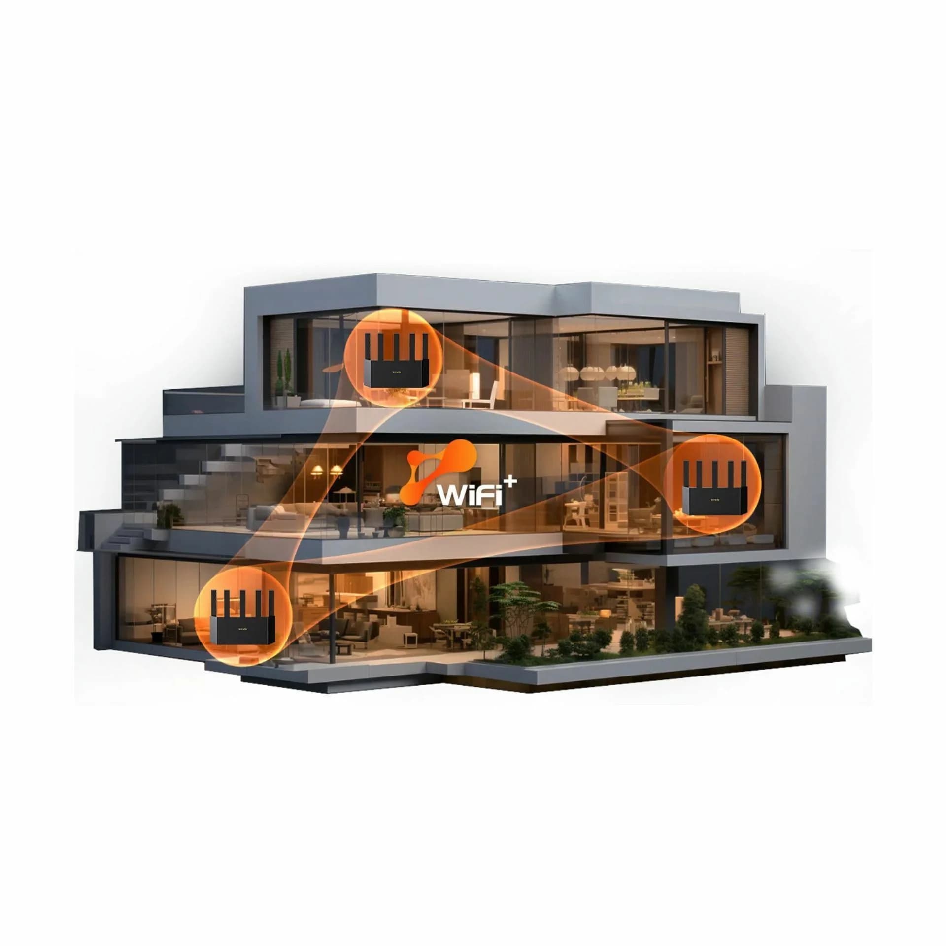 Tenda Tenda usmerjevalnik WiFi7 BE 5100Mb 2,5Giga Dual-Band TE6L Pro Usmerjevalniki