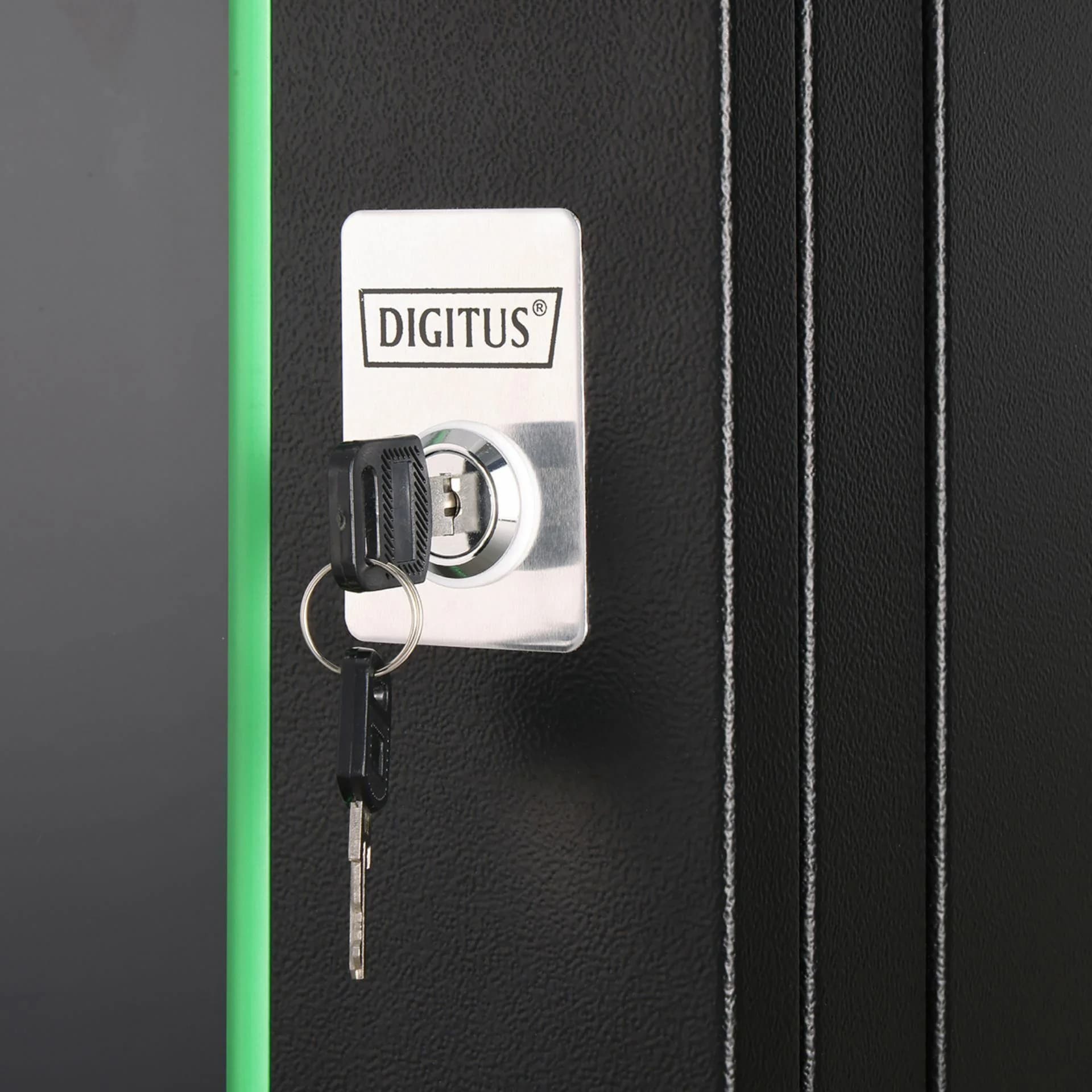 Digitus Digitus zidni kabinet 12U 638 600x600 črn sestavljen DN-19 12U-6/6-EC-SW Zidni
