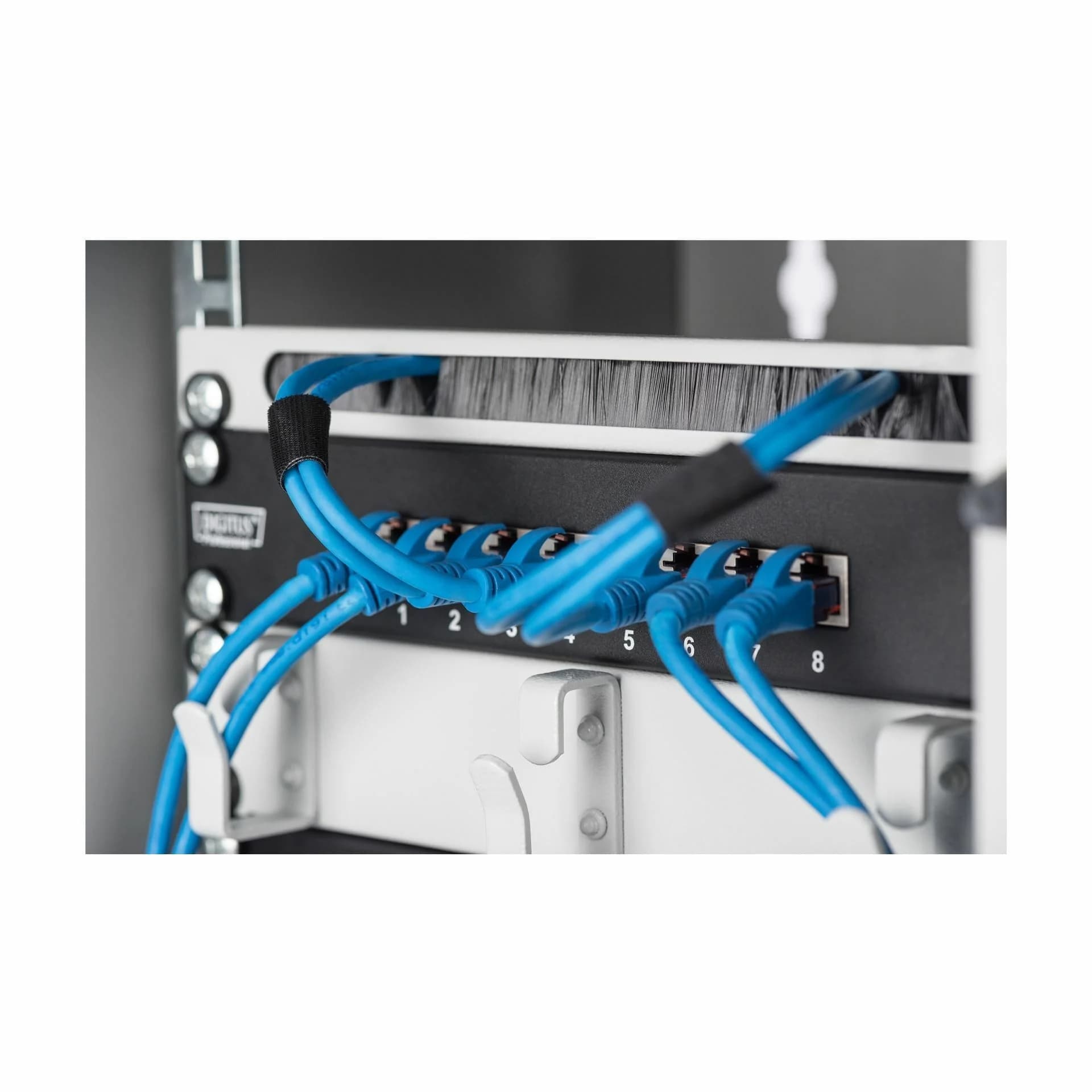 Digitus Digitus 250mm panel 8-port CAT.6 1U FTP DN-91608S Priključni (patch) paneli