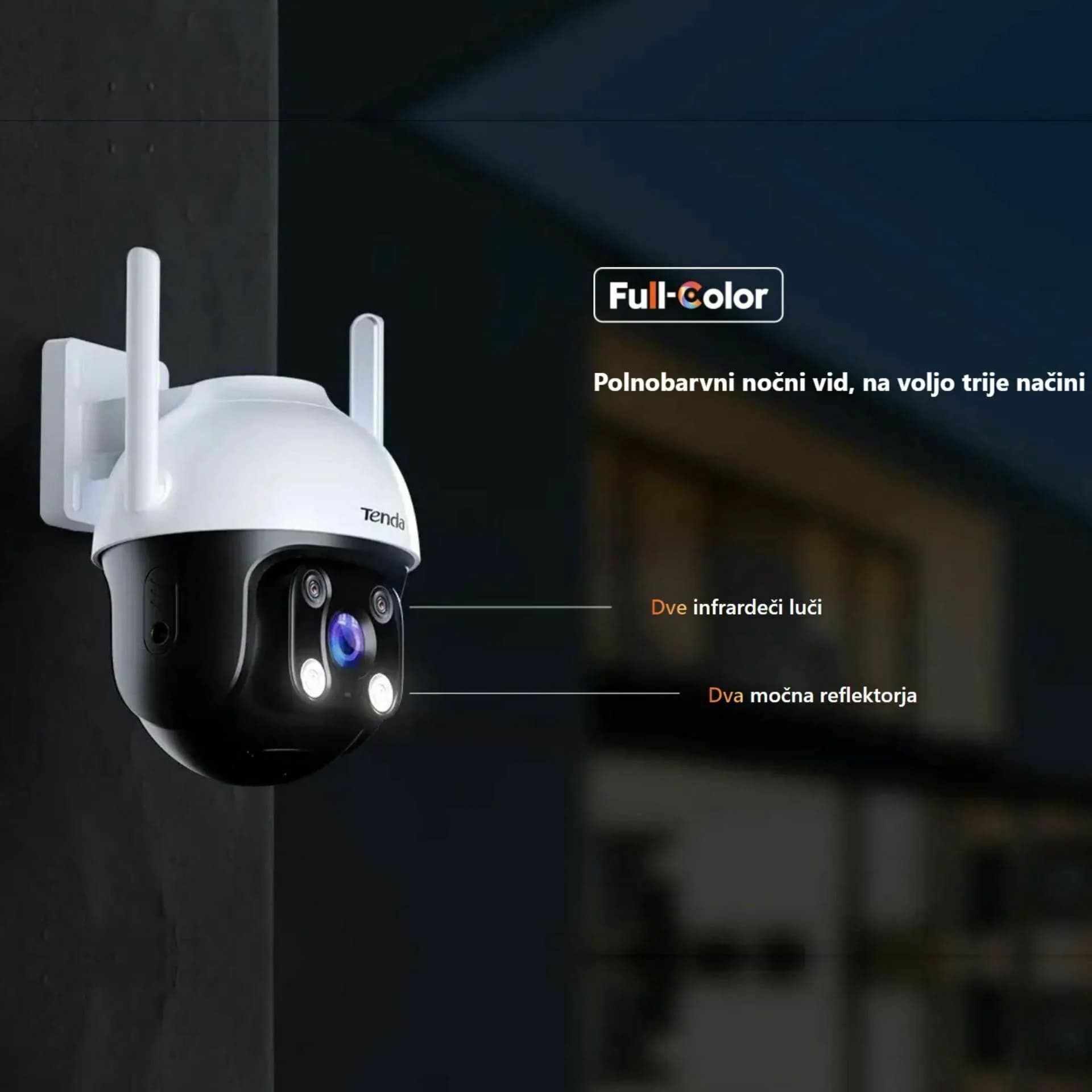 Tenda Tenda kamera 4.0MP brezžična PT RH7 zunanja Kamere