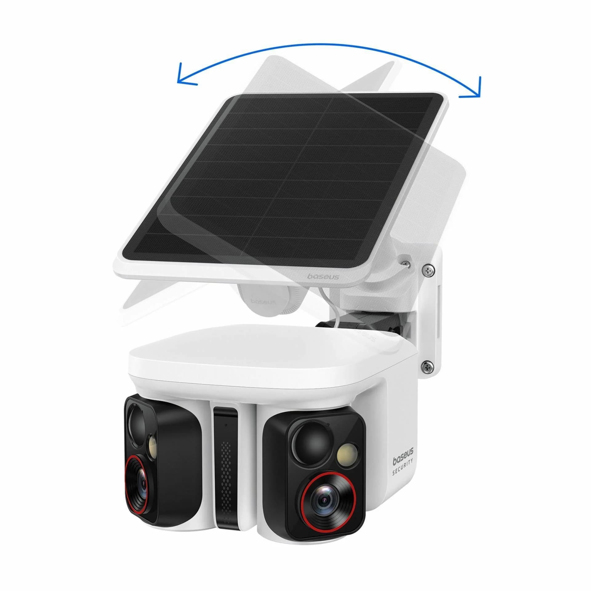 Baseus Baseus kamera 5.0MP brezžična PTZ dual zunanja akumulator + solarni X1 Pro Kamere