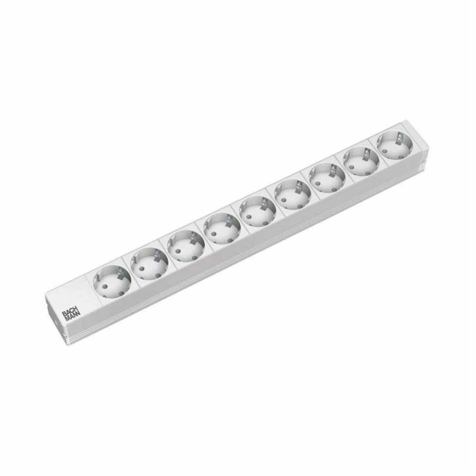 Bachmann razdelilec rack 9x250V ALU 2m siv 333.401