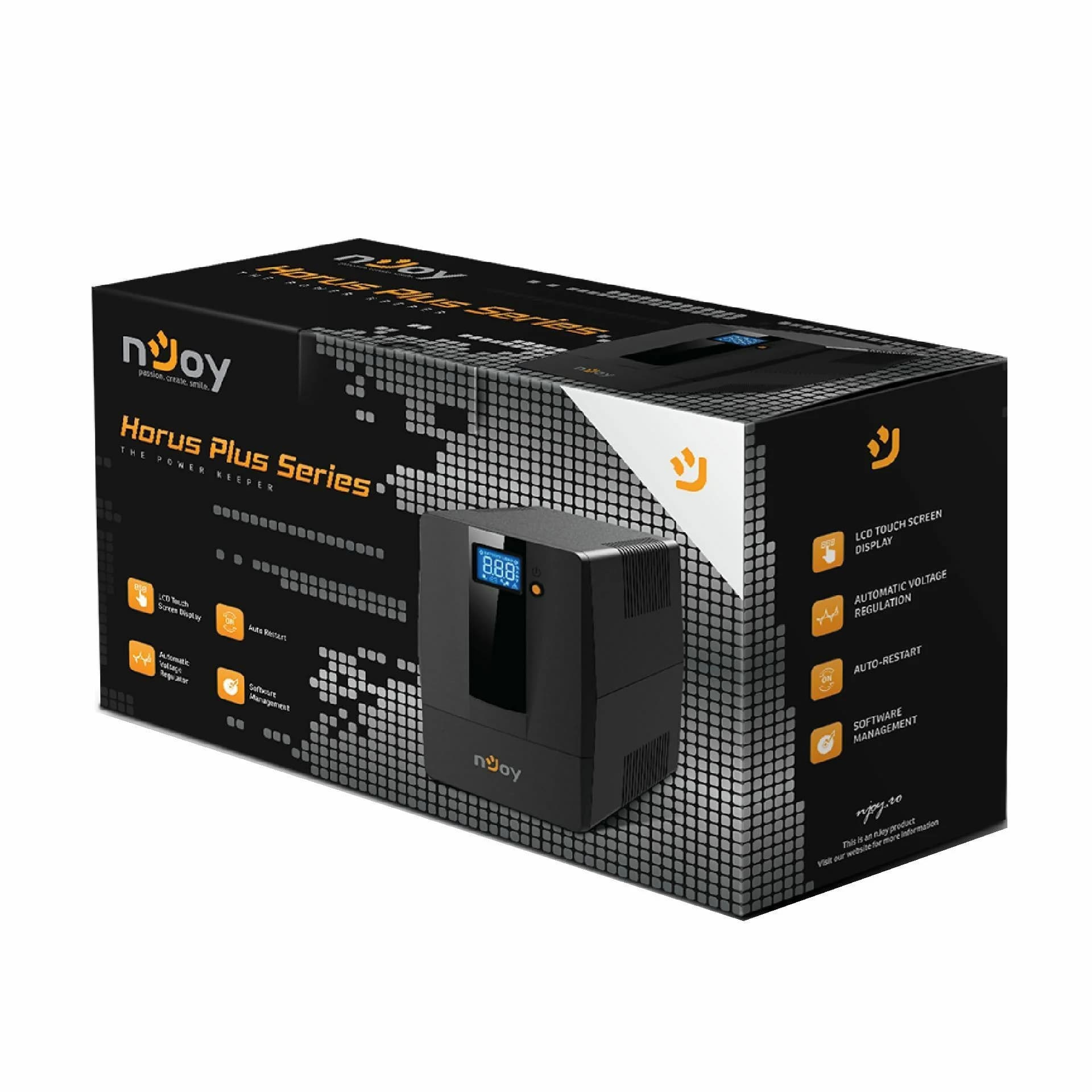 nJoy nJoy UPS  800VA Line-Interactive Horus Plus 800 Brezprekinitveno napajanje (UPS)