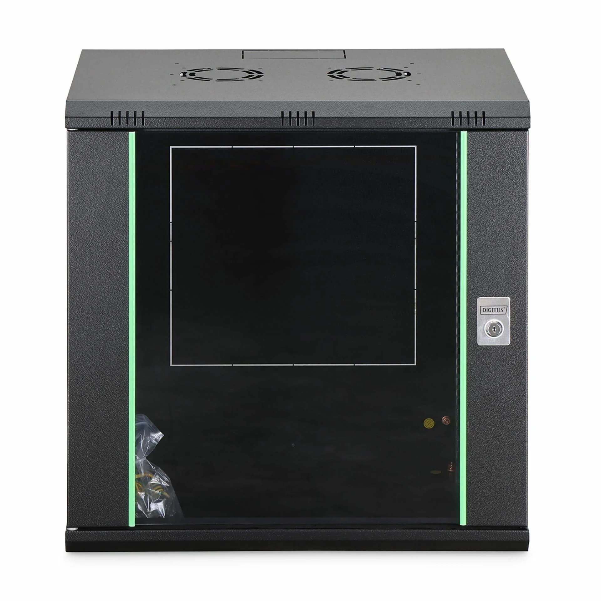 Digitus Digitus zidni kabinet 12U 638 600x450 črn sestavljen DN-19 12-U-EC-SW Zidni