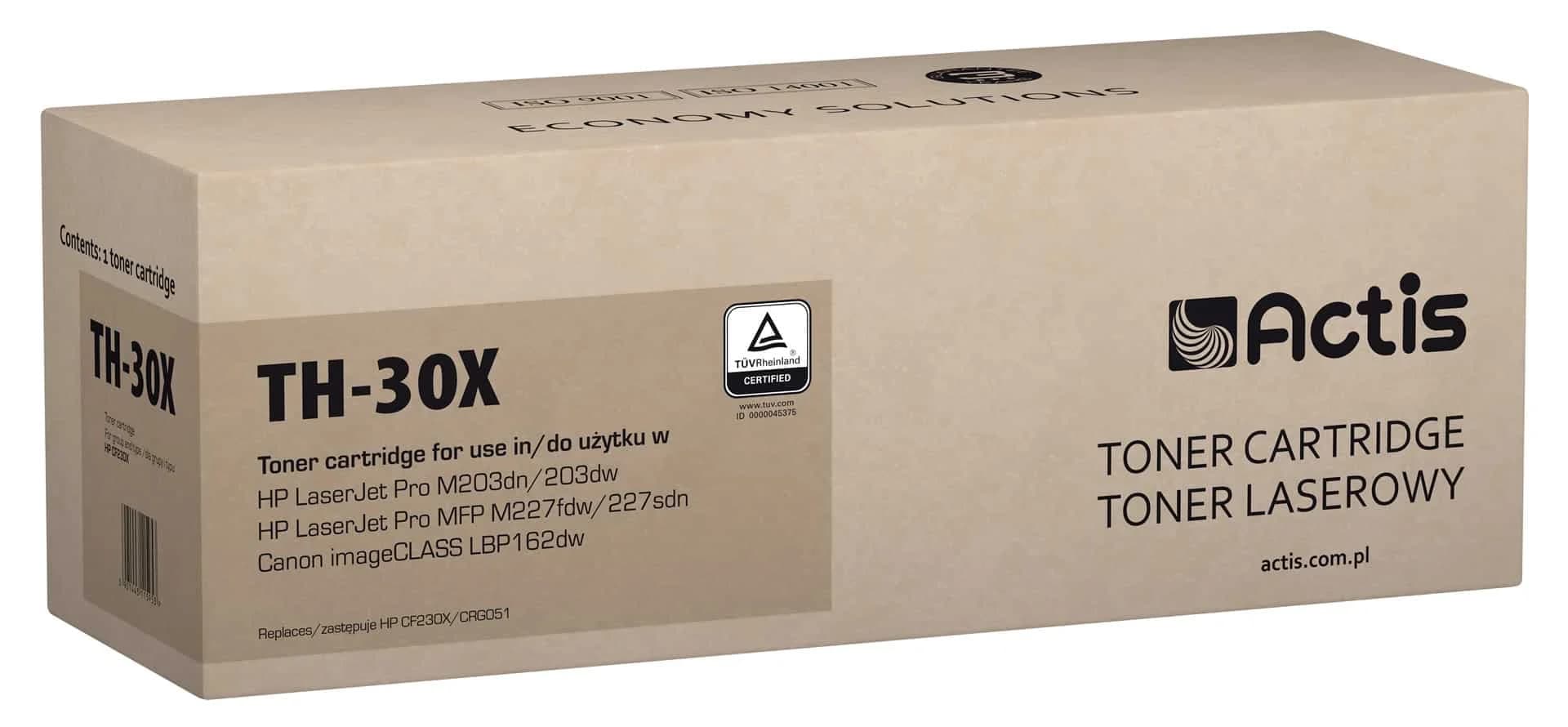 Actis TH-30X toner – zamenjava za HP 30X (CF230X), črn, 3.500 strani