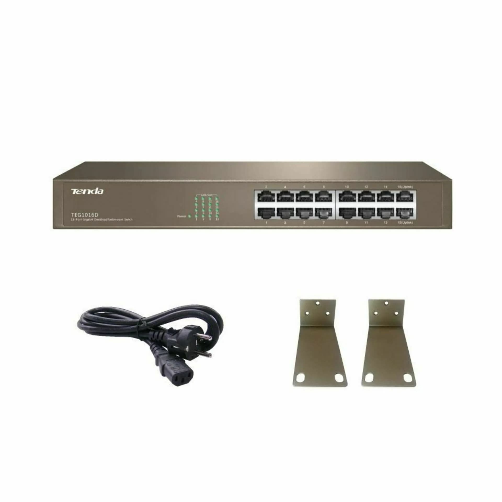 Tenda stikalo Giga 16-port rack/namizni TEG1016D