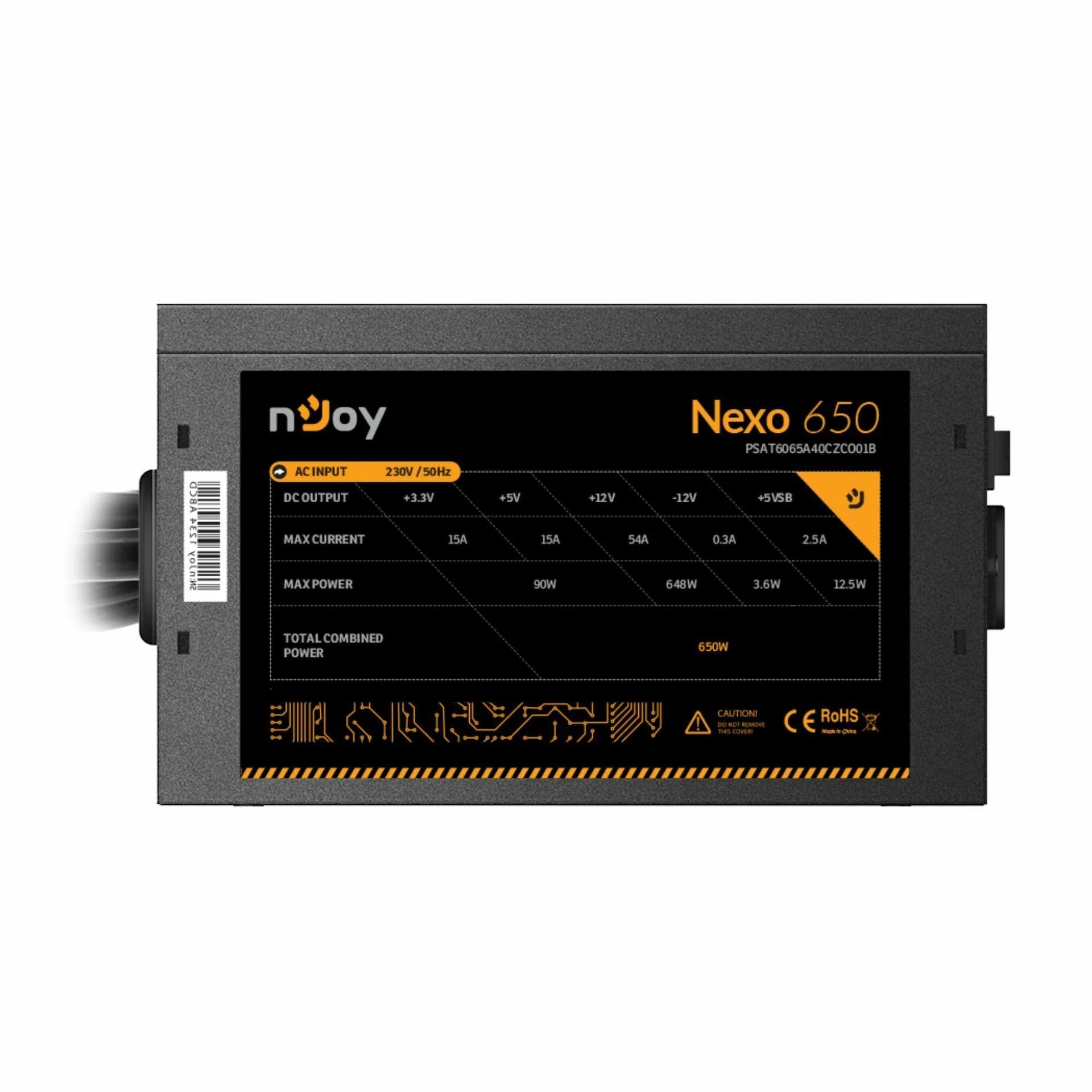 nJoy nJoy napajalnik ATX  650W PSU GOLD Nexo 650 Napajalniki