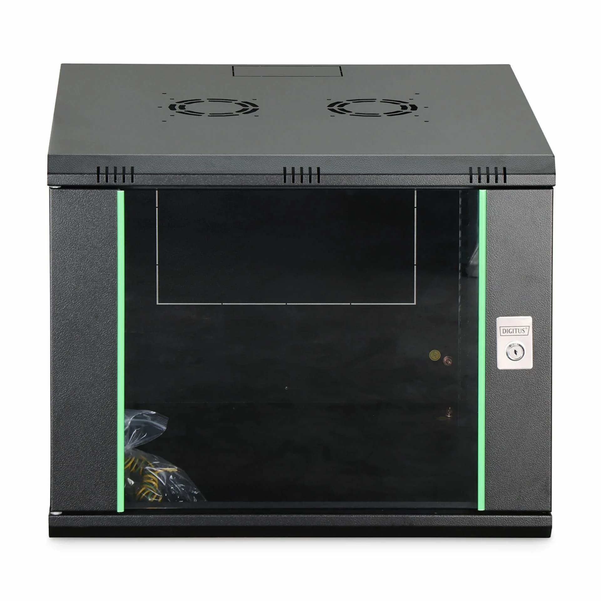 Digitus Digitus zidni kabinet  9U 505 600x600 črn sestavljen DN-19 09U-6/6-EC-SW Zidni