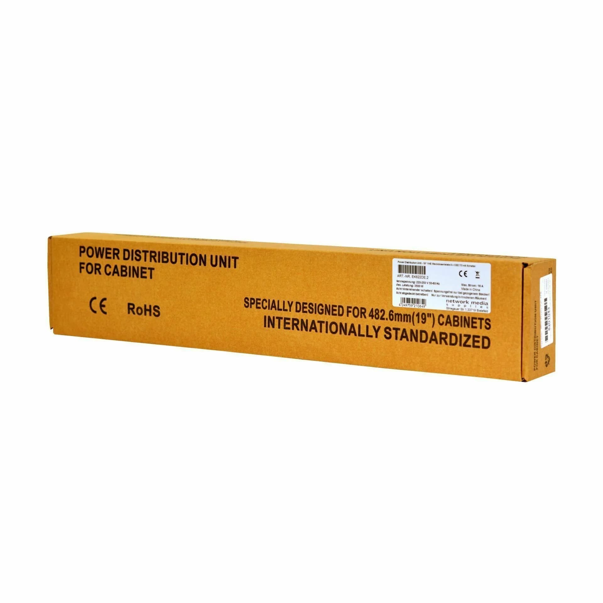 EFB EFB razdelilec rack 8x220V PVC 2m s stikalom EK622DE.2 Razdelilci 220V