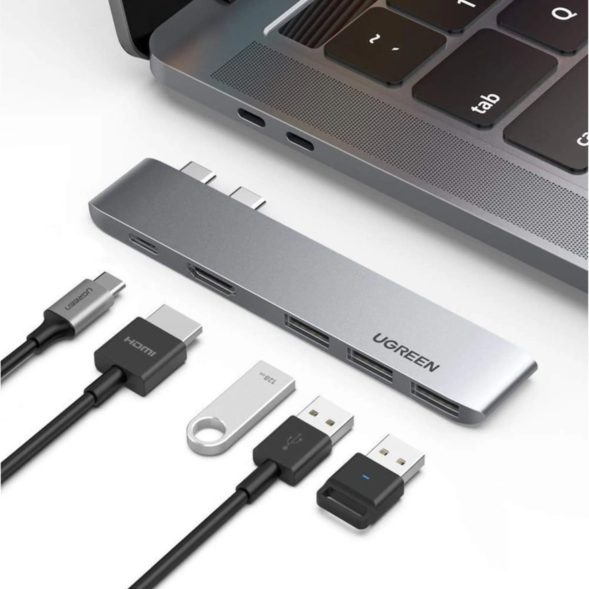 Ugreen Ugreen priklopna postaja USB TipC 5v1 4K HDMI Thunderbolt 60559 Priklopne postaje