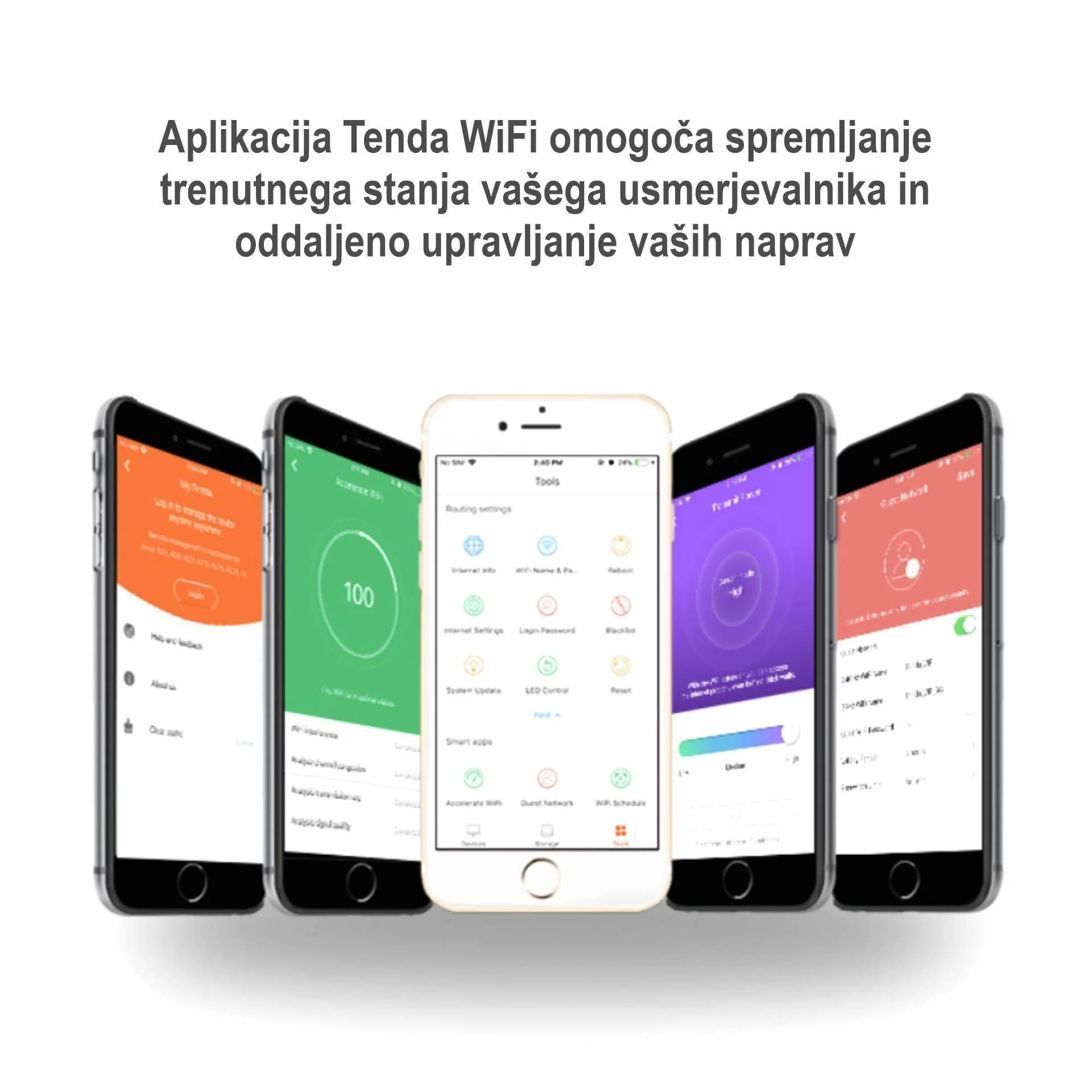 Tenda Tenda usmerjevalnik WiFi AC 1200Mb Giga Dual-Band AC10 Usmerjevalniki