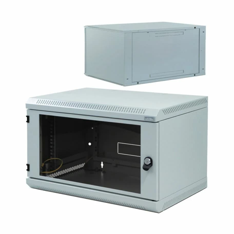 Triton kabinet zidni  6U 370 600x400 siv sestavljen
